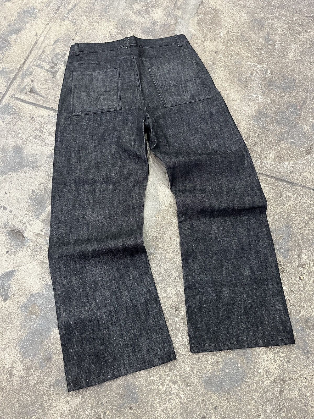 No Maintenance No Maintenance Wide Leg Selvedge Jeans Size US 36 / EU 52 - 13 Thumbnail