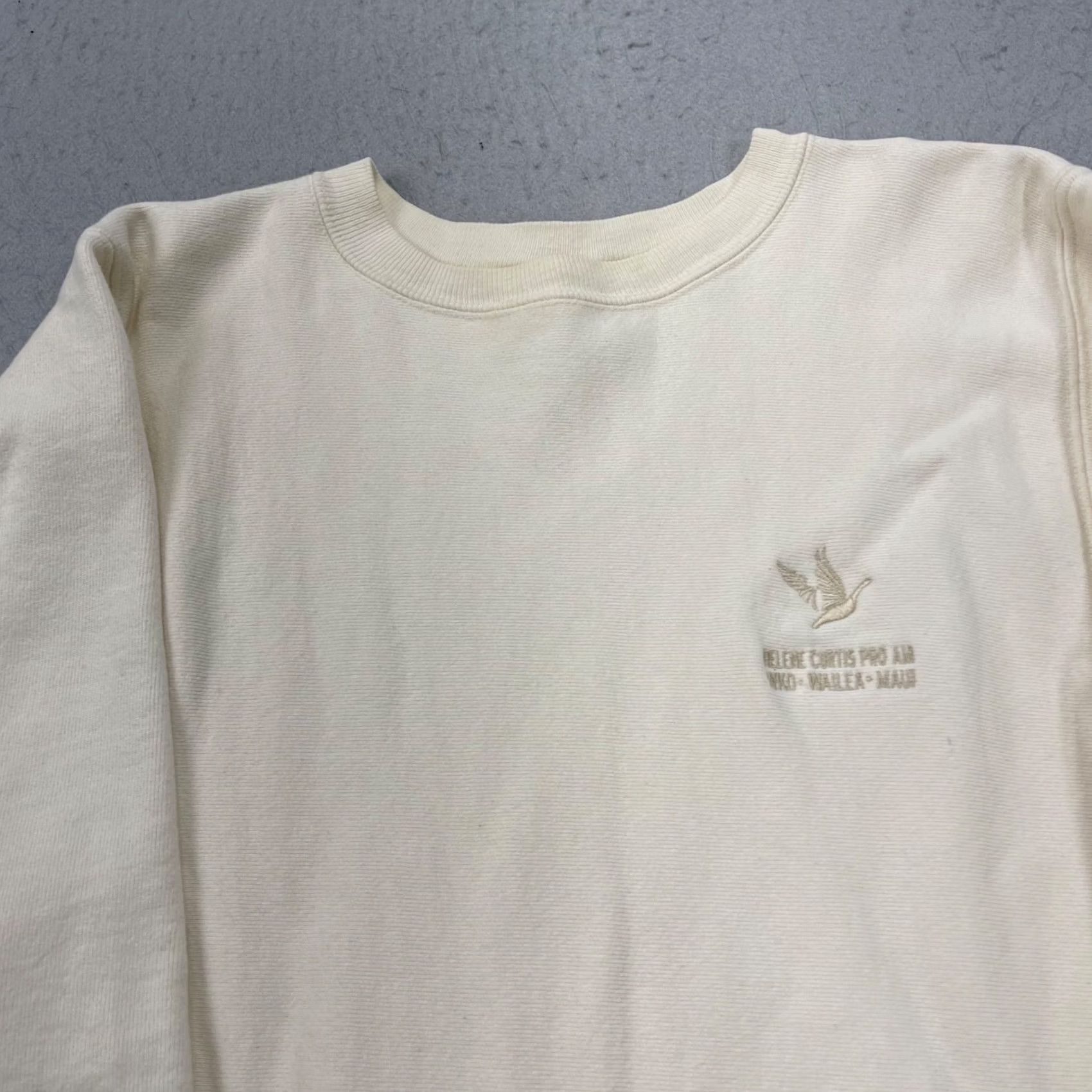 Champion VINTAGE Champion Sweatshirt Mens M Beige Reverse Weave Hawaii Golf USA 90s Size US M / EU 48-50 / 2 - 2 Thumbnail
