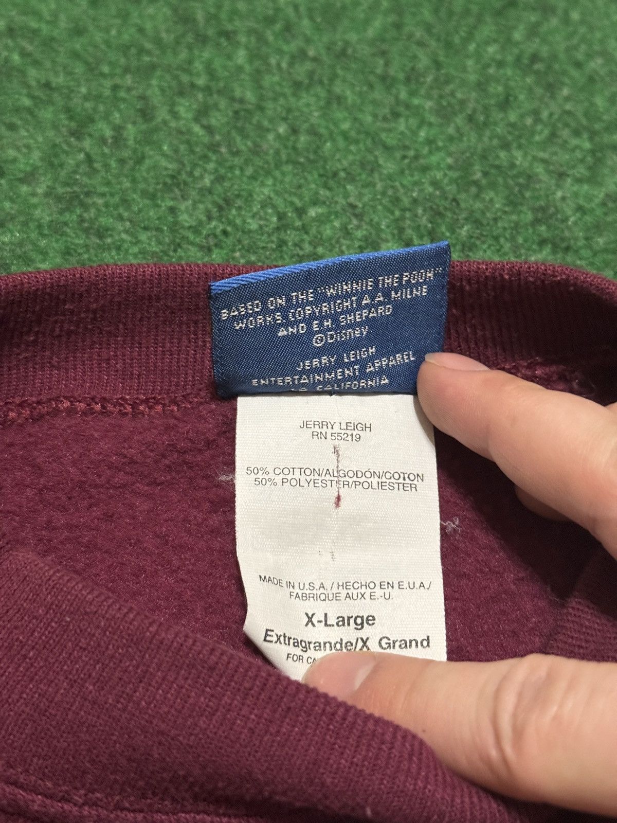 Disney Vintage Winnie The Pooh Piglet XL Crewneck Sweatshirt Size XL / US 12-14 / IT 48-50 - 4 Thumbnail