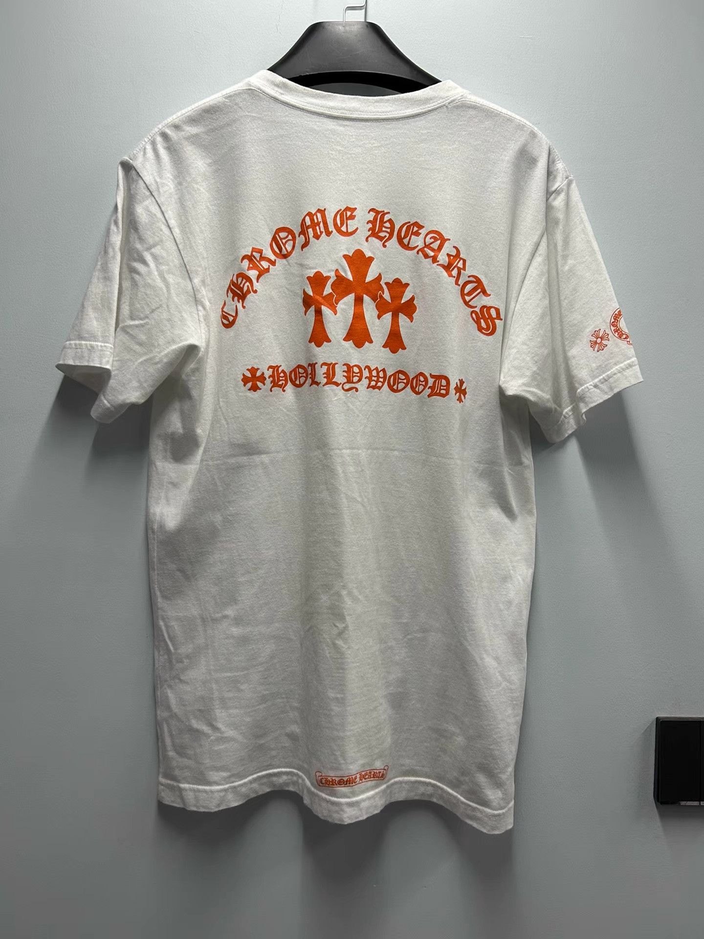 Chrome Hearts Chrome Hearts Orange Cross Short Sleeve Tee Size US M / EU 48-50 / 2 - 1 Thumbnail