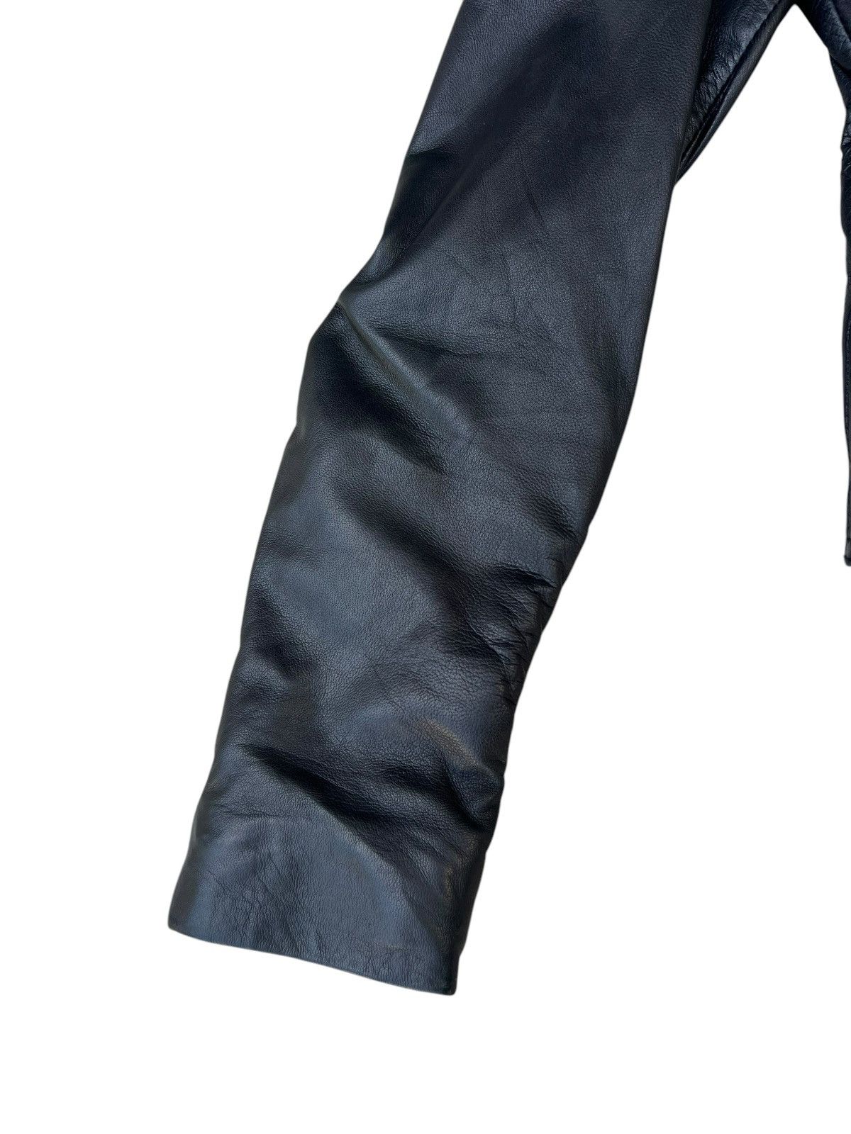 Leather Unknown Brand High Quality Napa Leather Padded Crop Jacket Size US XS / EU 42 / 0 - 7 Thumbnail