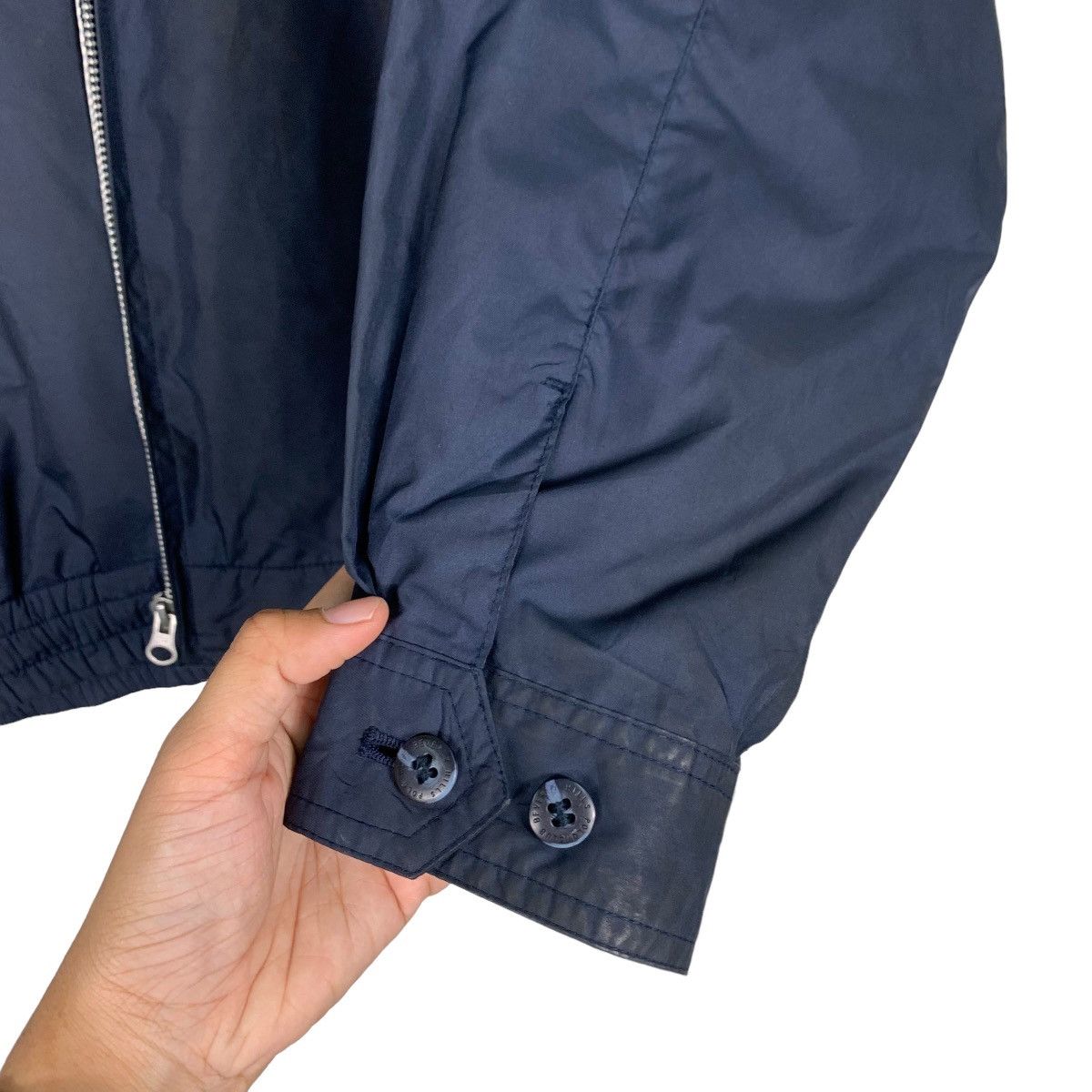 Japanese Brand POLO CLUB Blue Casual Bomber Jacket #1027-C46 Size US L / EU 52-54 / 3 - 13 Thumbnail