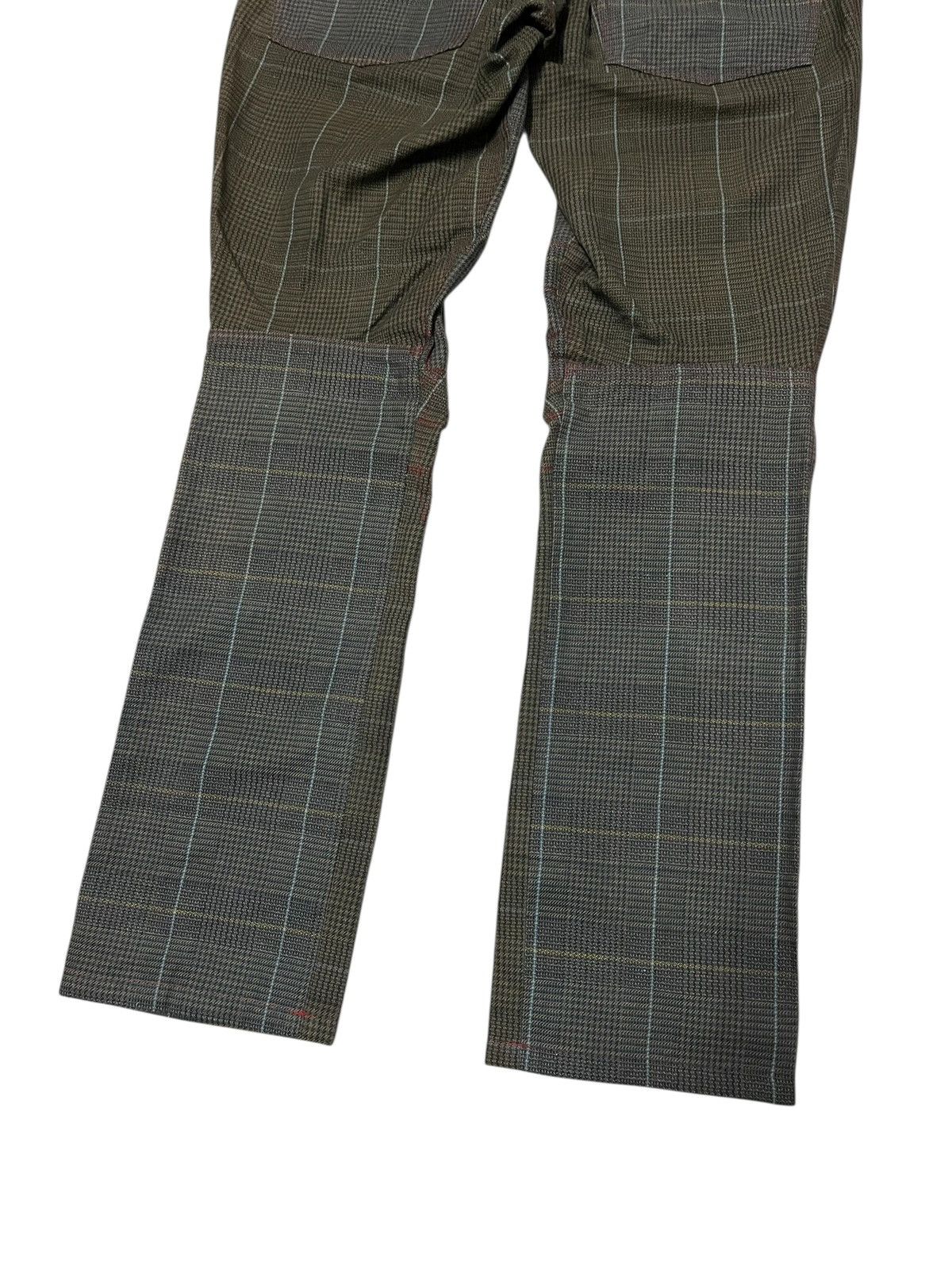 Christopher Nemeth 🔥Christopher Nemeth Distressed Check Embroidered Pants Size US 34 / EU 50 - 6 Thumbnail