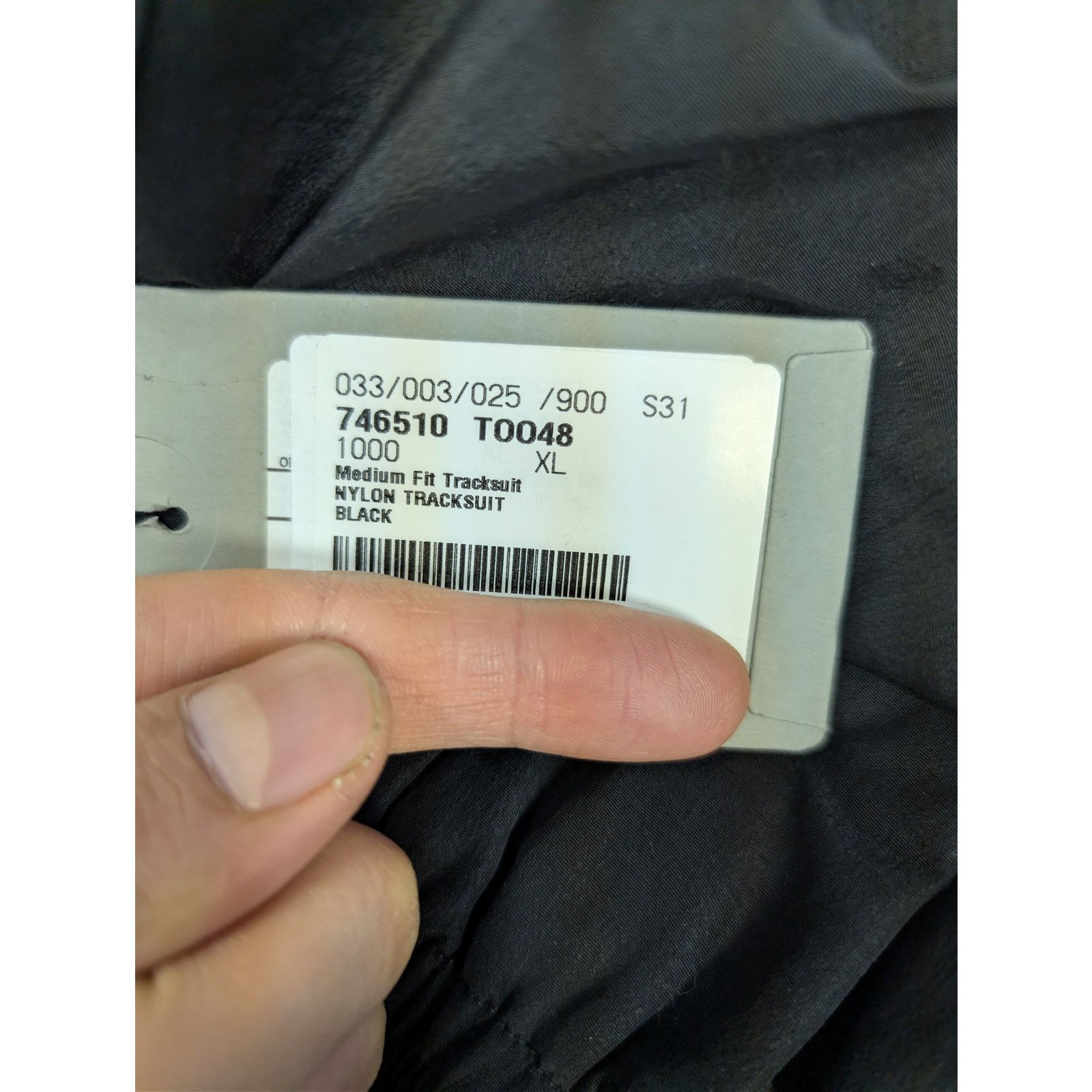Balenciaga o1rshd1 Nylon Medium Fit Tracksuit Sweatpants Trousers Black Size US 36 / EU 52 - 23 Thumbnail
