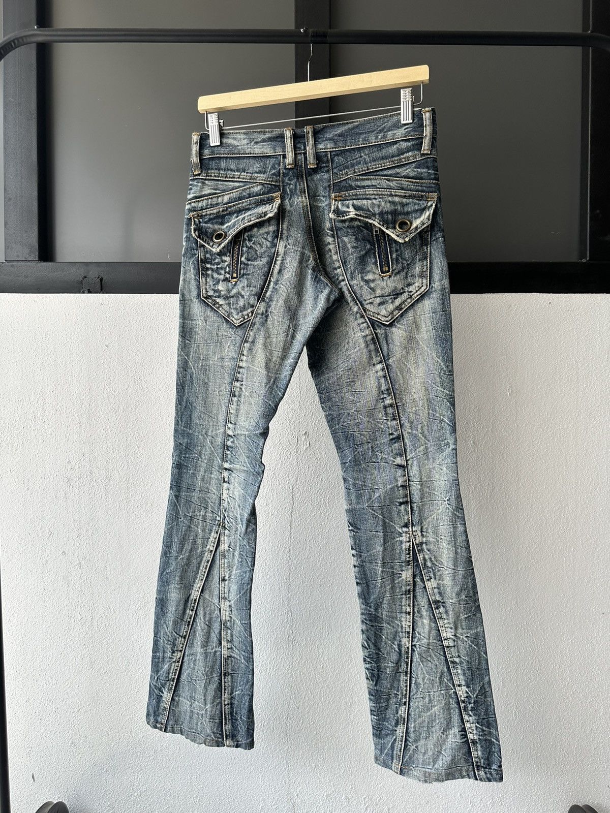 semanticdesign Early 00’s Semanticdesign mudmax paneled jeans Size US 30 / EU 46 - 14 Thumbnail