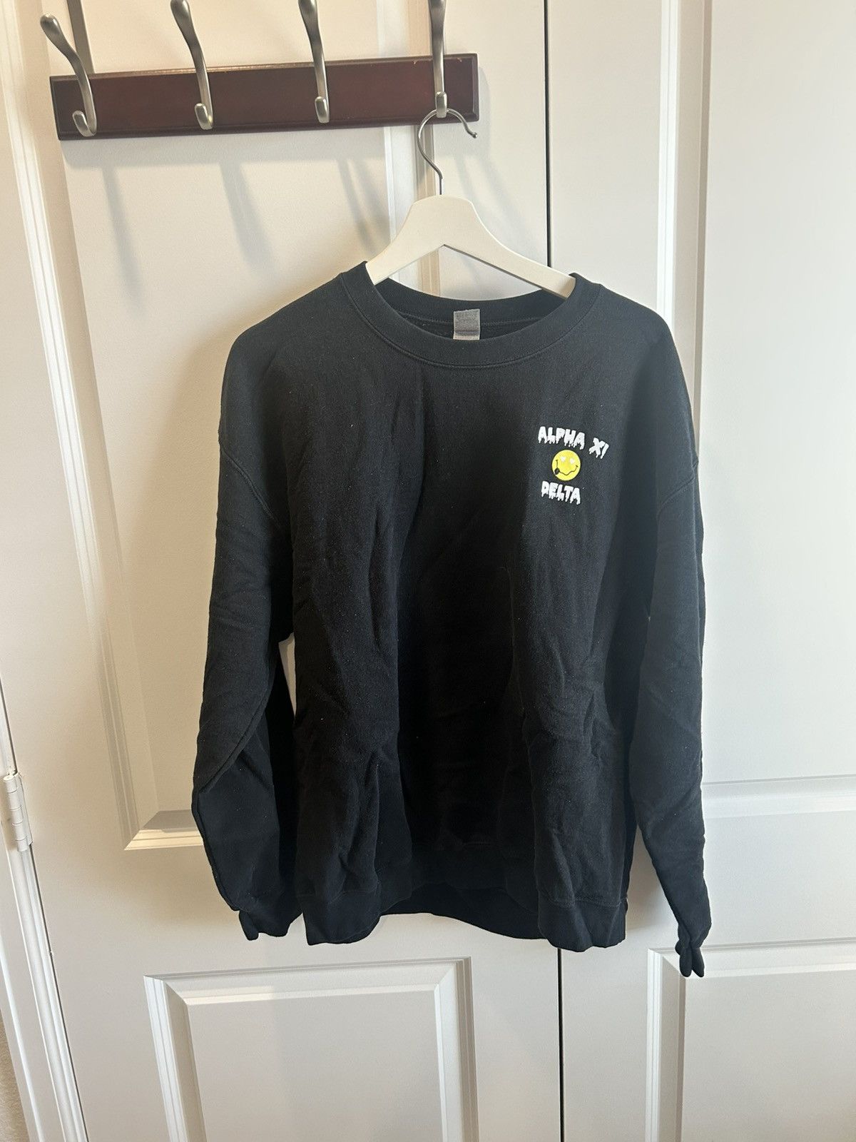 Gildan Alpha Xi Delta Vintage Sweatshirt Size L / US 10 / IT 46 - 2 Thumbnail