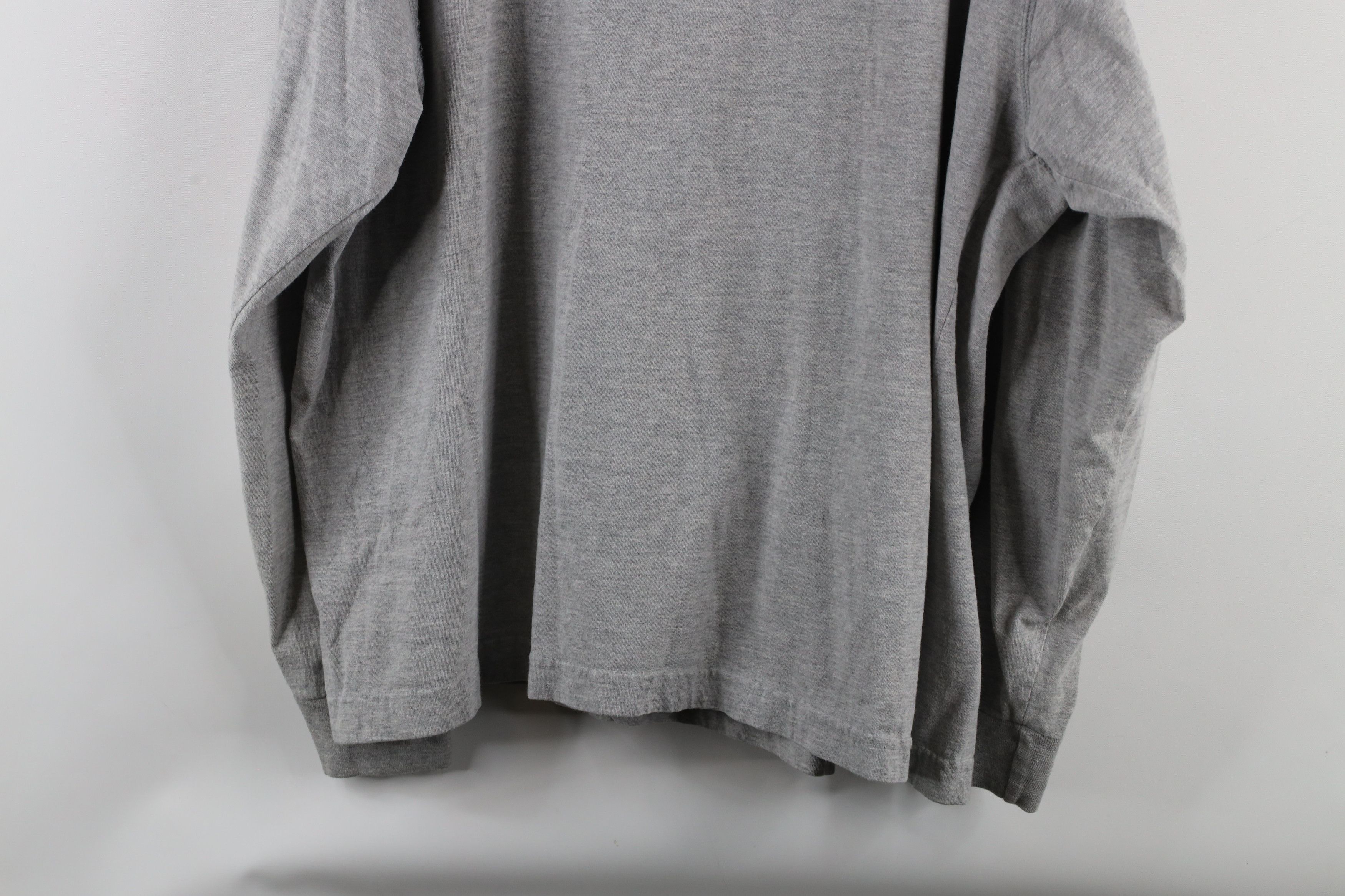 Vintage Vintage 90s Streetwear Long Sleeve Henley T-Shirt Gray Size US XL / EU 56 / 4 - 7 Thumbnail
