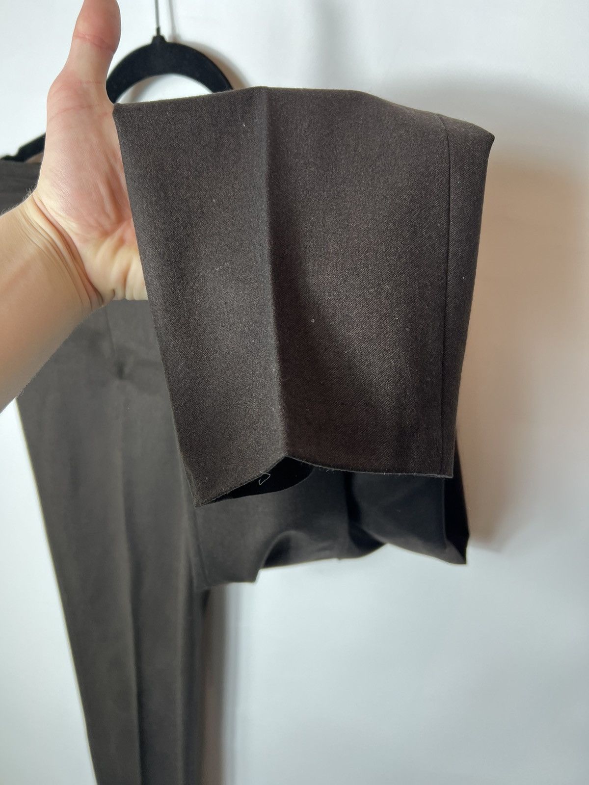 Vintage Vintage Gunex By Brunello Cucinelli Lana Wool Brown Pants Size 28" / US 6 / IT 42 - 4 Thumbnail