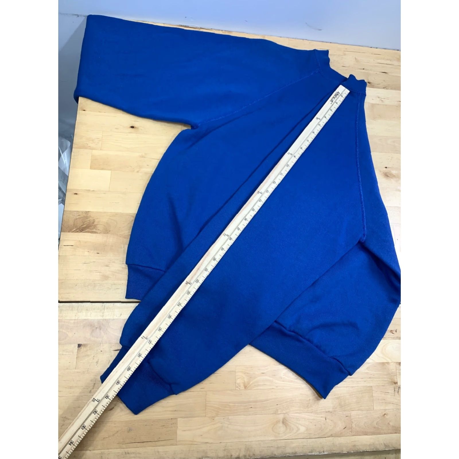 Tultex VINTAGE Tultex Crewneck Sweatshirt Men L Blue 80s Pullover Sweatshirt 12850 Size US L / EU 52-54 / 3 - 6 Thumbnail