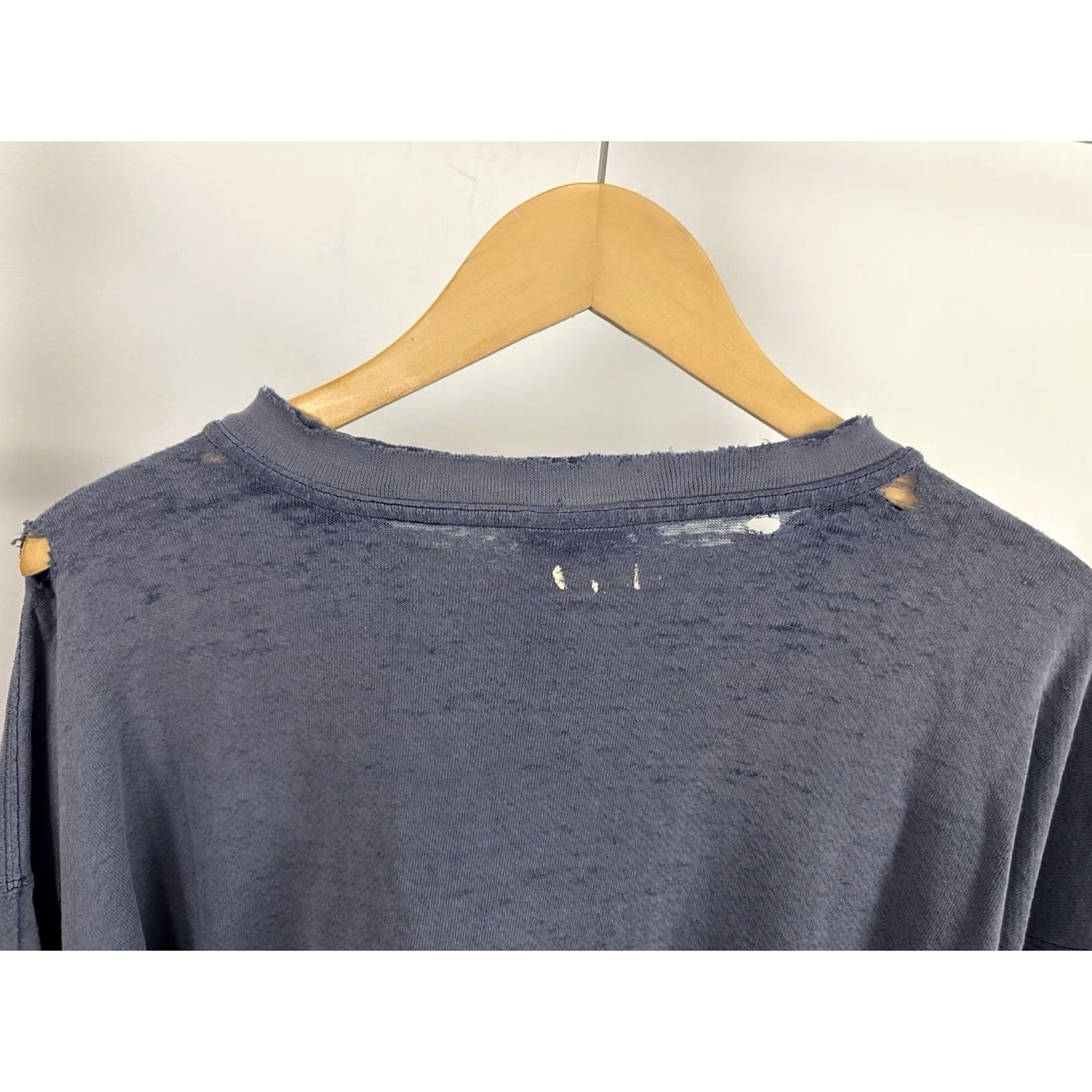 Nike VTG Nike Gradient Sun Faded Thrashed Distressed Worn Sweatshirt XL Men Blue Sweatshirt Grunge 90s Mens Size US XL / EU 56 / 4 - 6 Thumbnail