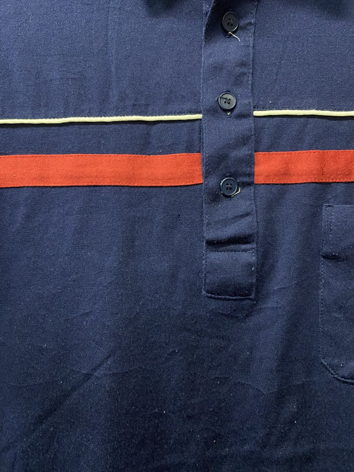 Japanese Brand × Vintage Vintage 80s Japanese Knit Casual Polo T-Shirt 🔥 Size US M / EU 48-50 / 2 - 4 Thumbnail