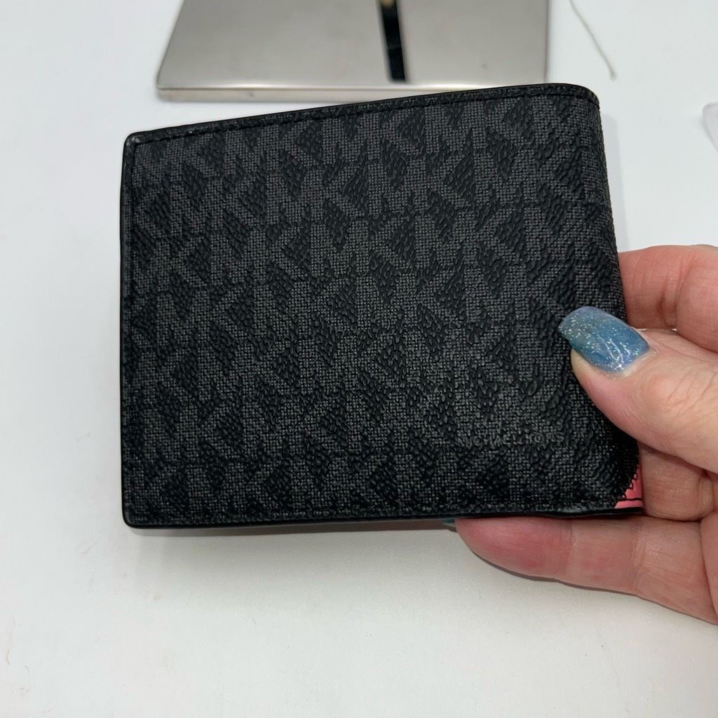 Michael Kors Michael Kors Cooper Bifold Wallet Monogram with Pink (unisex Size ONE SIZE - 6 Thumbnail