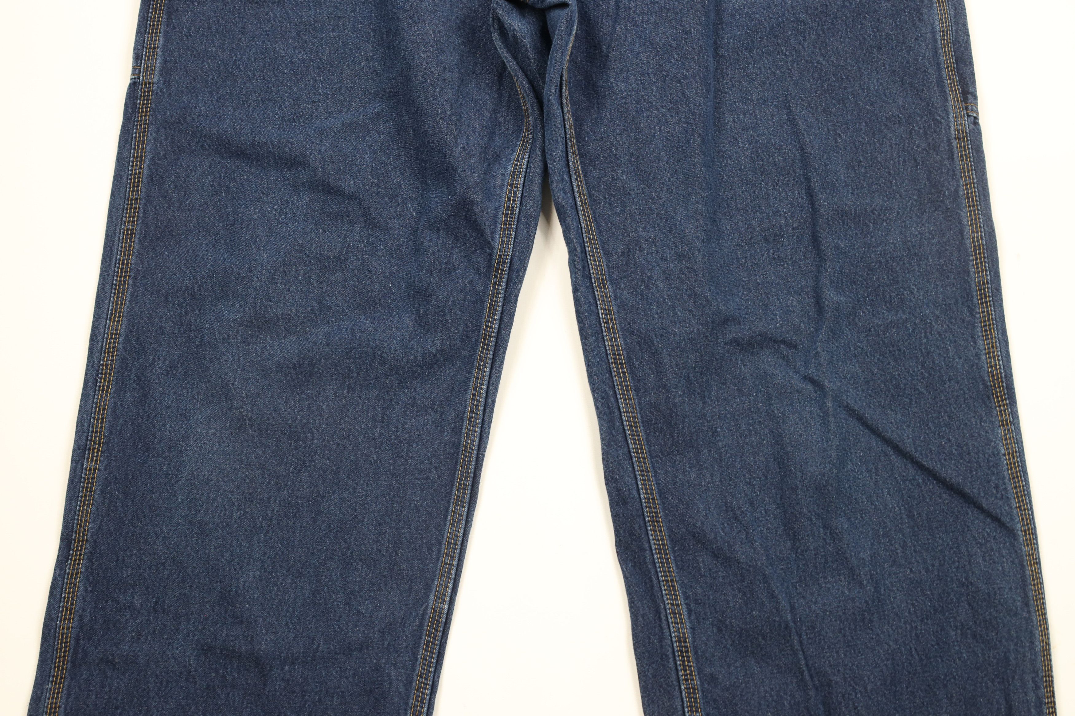 Carhartt × Vintage Vintage Y2K 2004 Carhartt Spell Out Wide Leg Dungaree Jeans Size US 40 / EU 56 - 3 Thumbnail