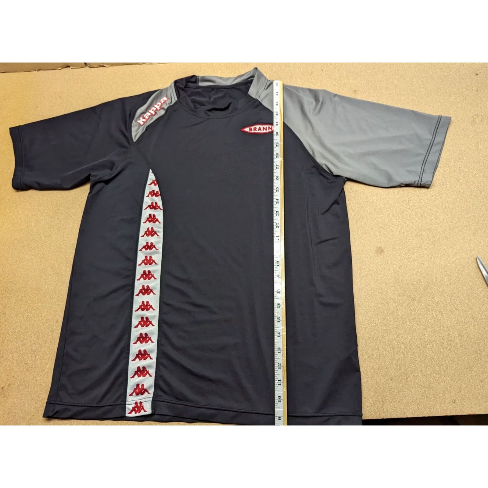 Kappa Kappa Brann Training Football Jersey T-Shirt 2007 Size L Black Gray Trikot Men Short Sleeve Athletic Quick Dry Sports Jersey Size US L / EU 52-54 / 3 - 4 Thumbnail