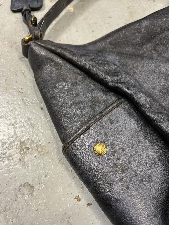 Yves Saint Laurent Yves Saint Laurent Metallic Blue Eroded Bag Size ONE SIZE - 7 Thumbnail