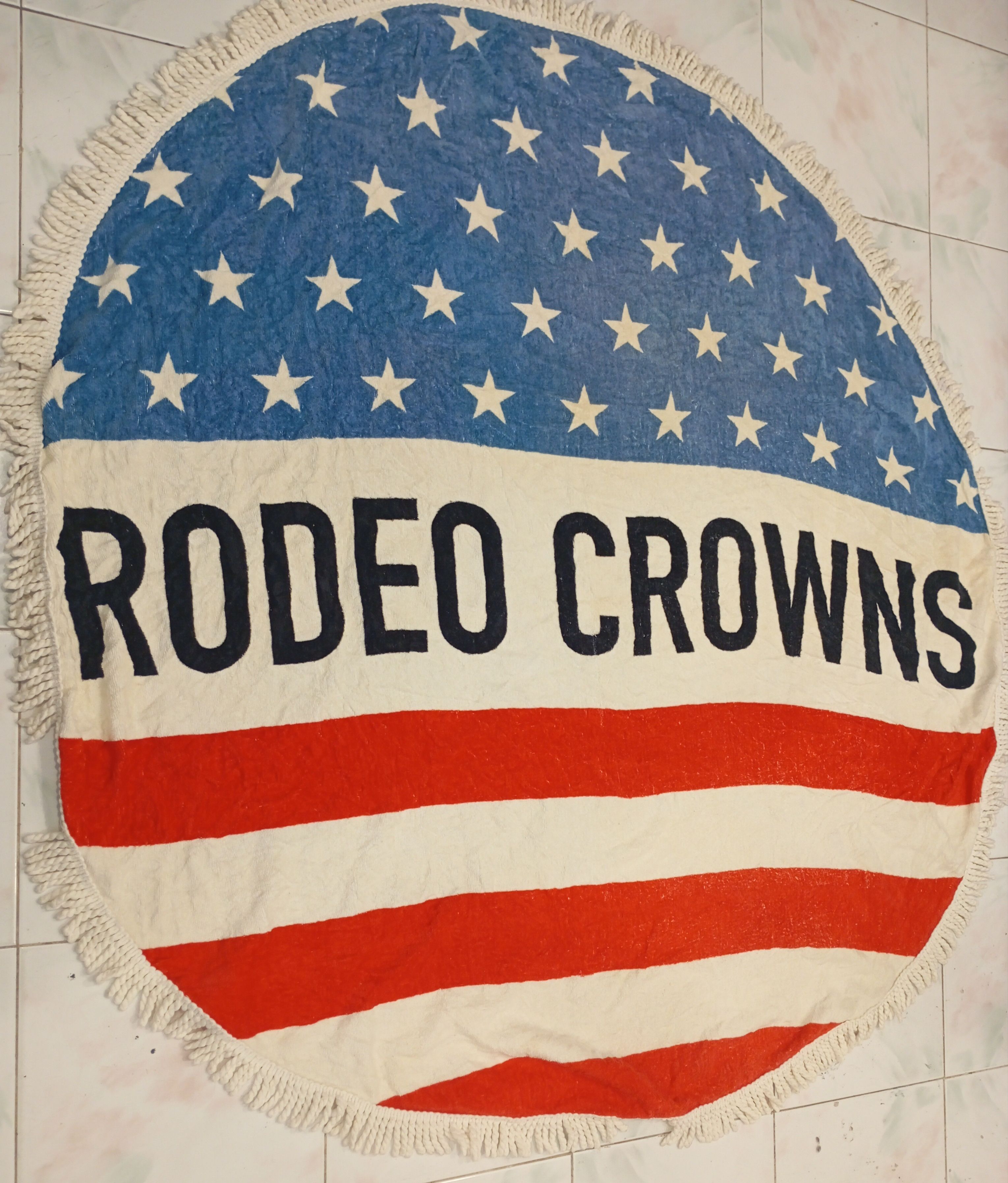 Other Rodeo crown round table cloth round beach towel Size ONE SIZE - 1 Thumbnail