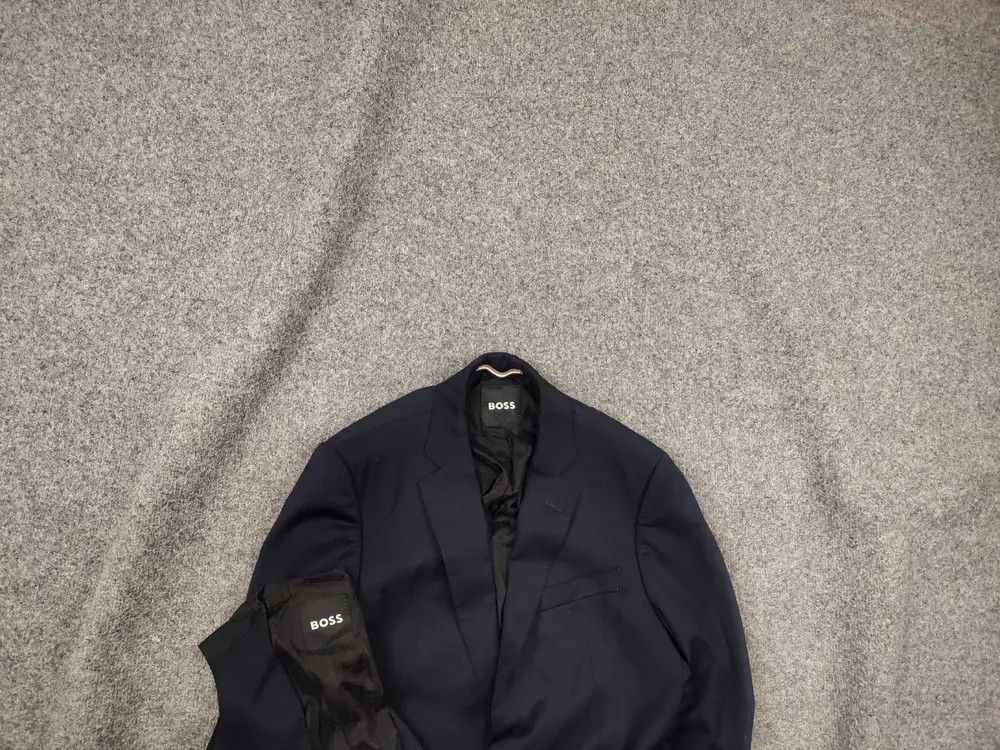 Hugo Boss Boss one the suit Design Navy Slim three-piece Blazer Pants Size 36R - 1 Thumbnail