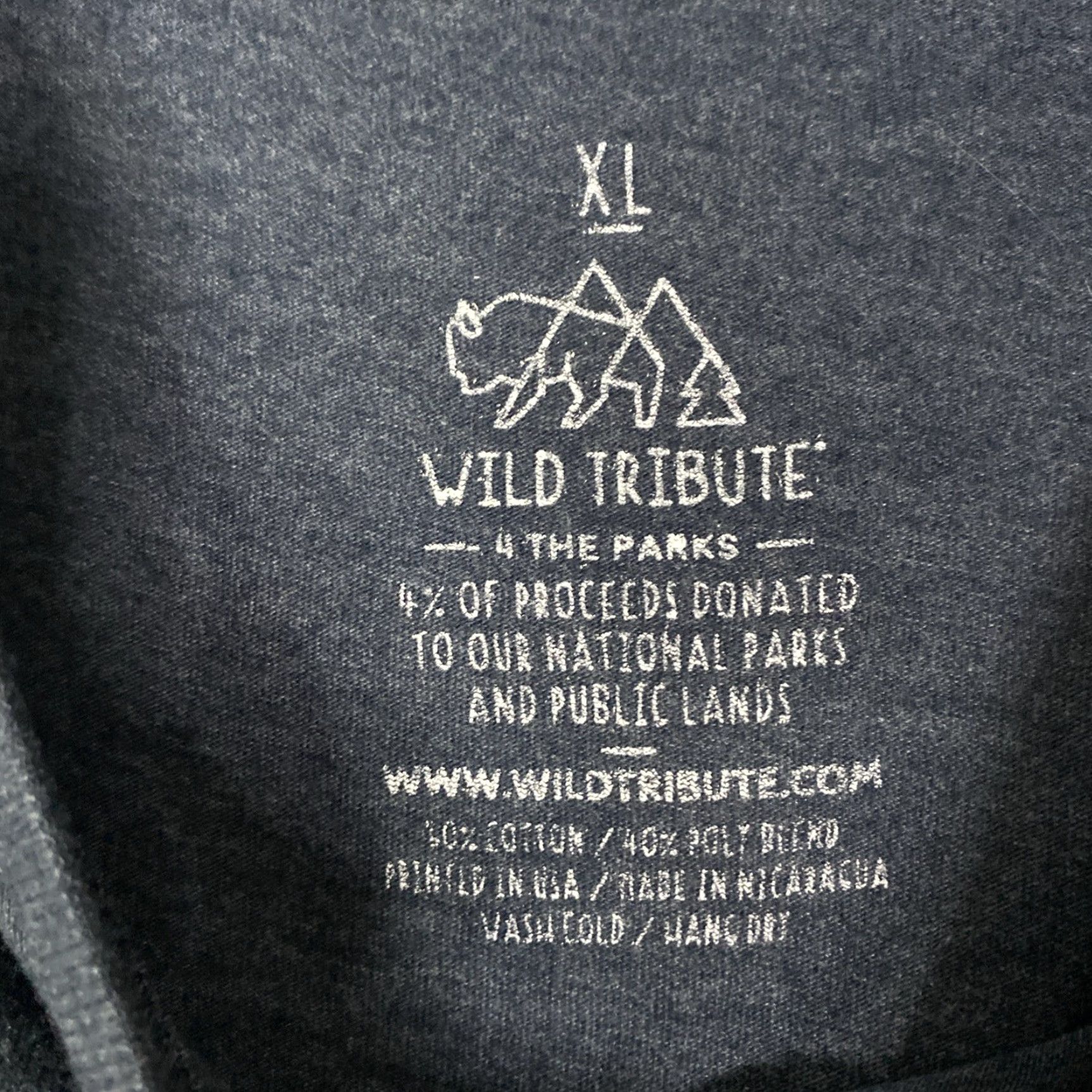 Vintage Great Smoky Mountains National Park T Shirt XL Nature Bear Blue Men 90s? Camping Wild Tribute Shirt XL Mens Blue Nature Bear Camping Size US XL / EU 56 / 4 - 3 Thumbnail