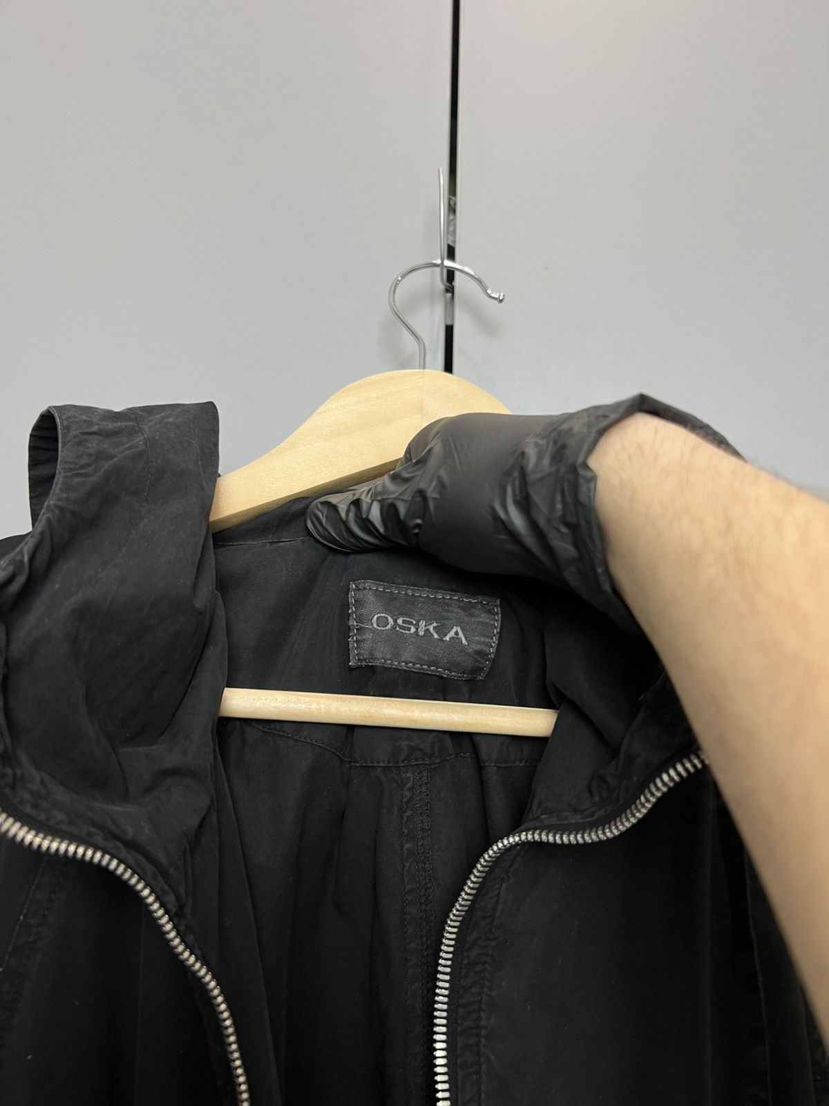 OSKA OSKA Lightweight Hooded Jacket Style Rick Oversized Coat Size M / US 6-8 / IT 42-44 - 18 Thumbnail