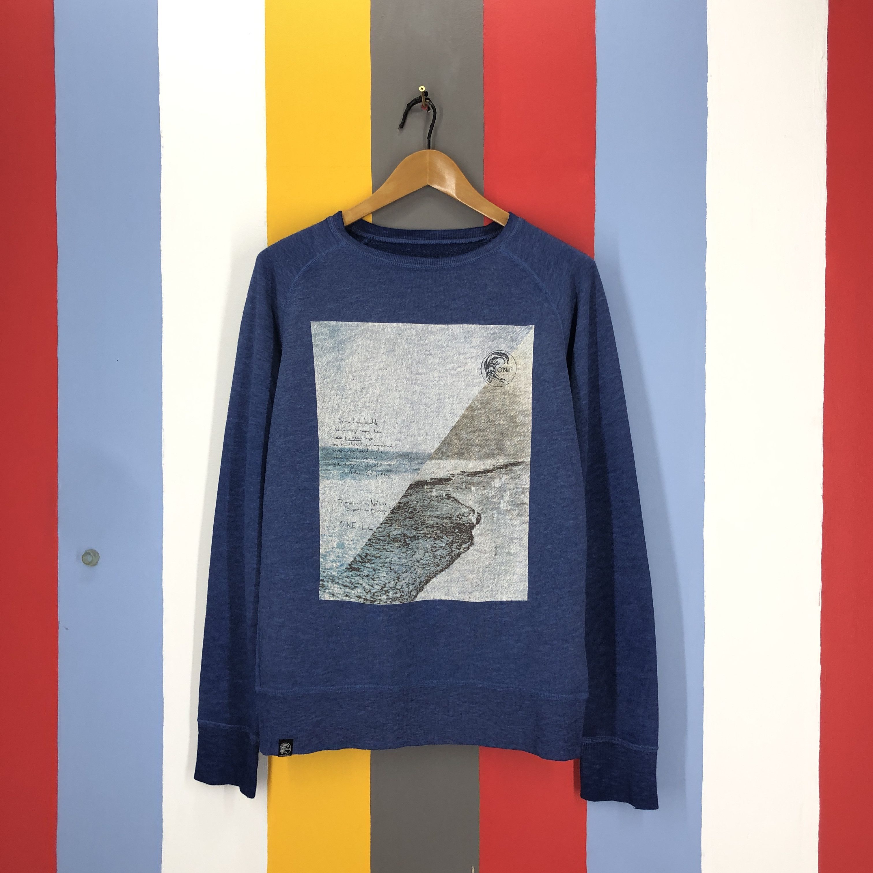 O'Neill ONEILL Crew Neck Sweatshirt #1595/01 Size US S / EU 44-46 / 1 - 1 Thumbnail