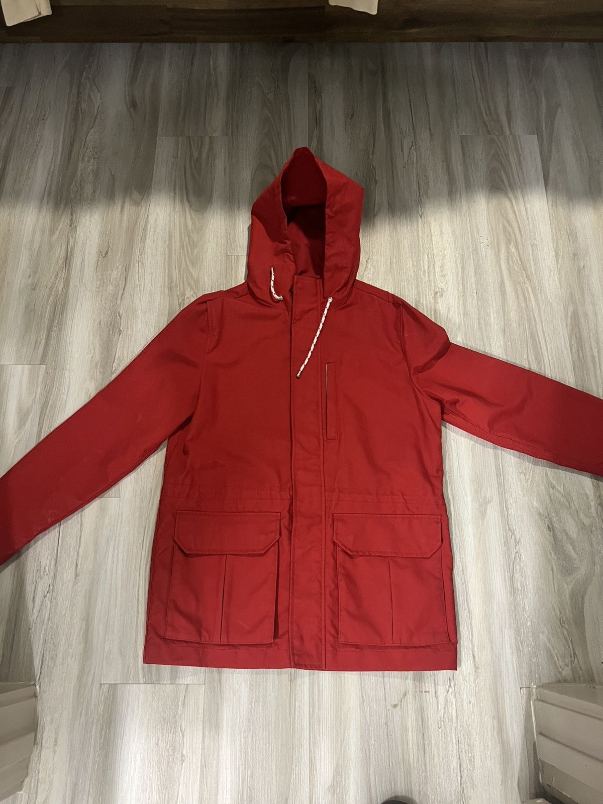 Gap GAP Mens Red Raincoat Size US M / EU 48-50 / 2 - 2 Thumbnail