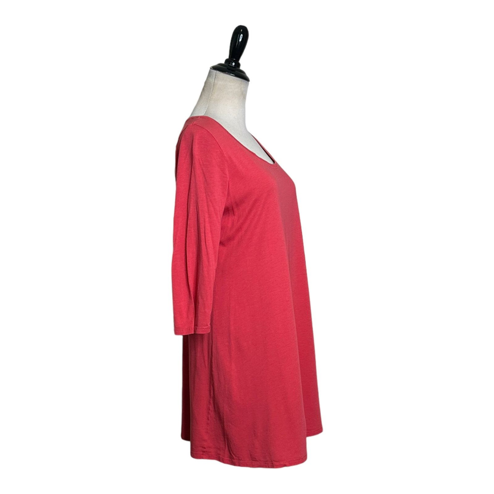 J. Jill PureJill reddish pink 3/4 sleeves tunic top size small Tall Size S / US 4 / IT 40 - 12 Thumbnail