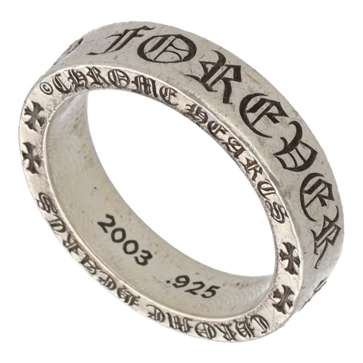 Chrome Hearts Spacer Ring 6MM CH Forever Silver
