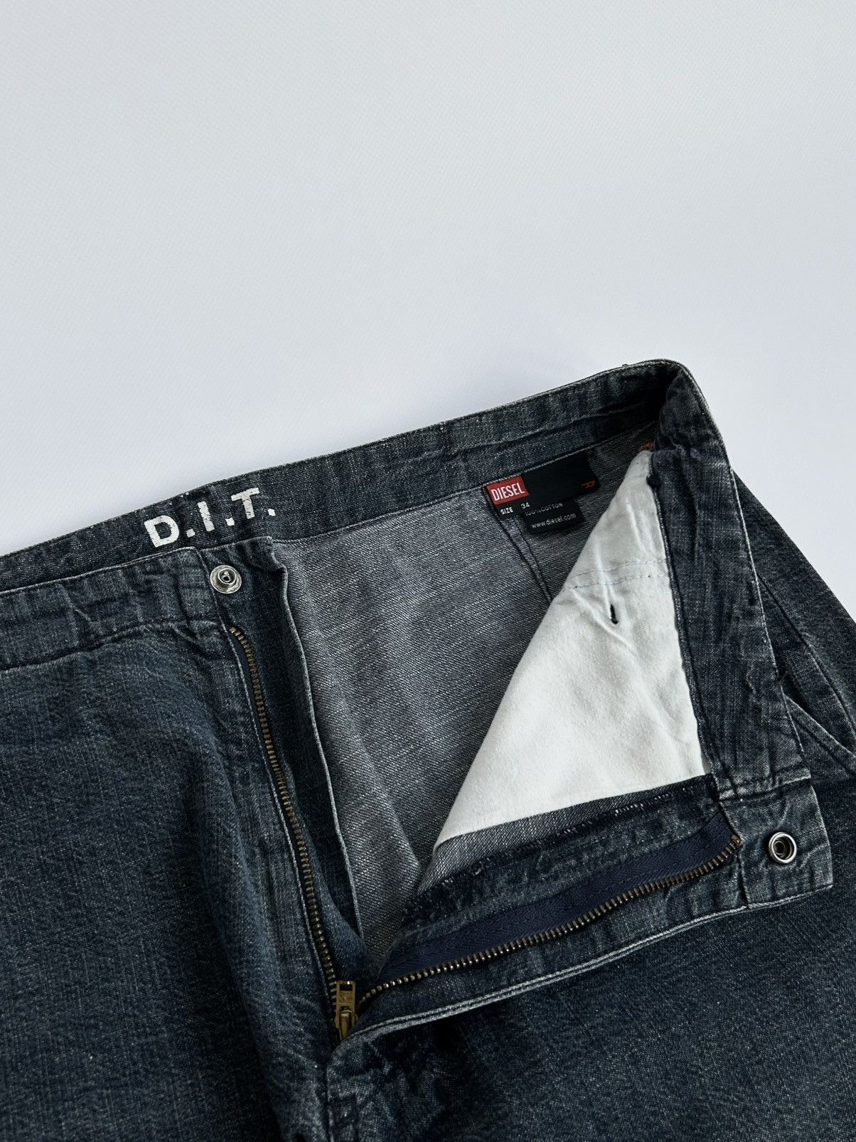 Diesel × Dolce & Gabbana × Yohji Yamamoto Vintage Diesel feded y2k jeans denim pants Size US 34 / EU 50 - 8 Thumbnail