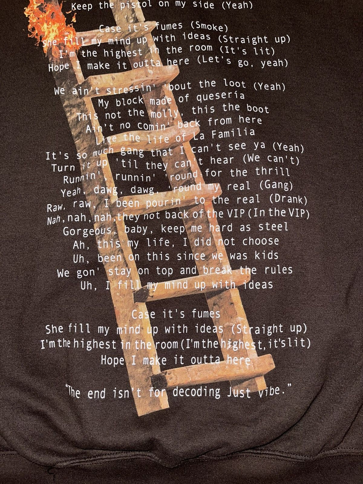 Travis Scott Highest In The Room Not For Decoding Hoodie