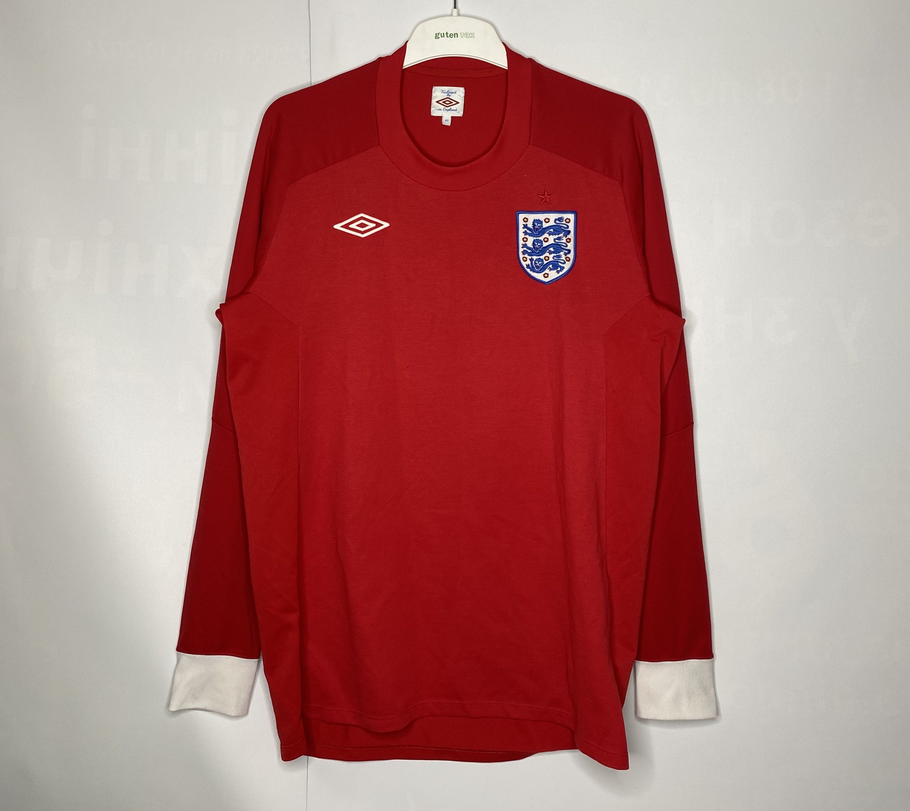 Umbro ENGLAND TEAM 2010 2012 AWAY FOOTBALL SHIRT SOCCER JERSEY Size US L / EU 52-54 / 3 - 1 Thumbnail