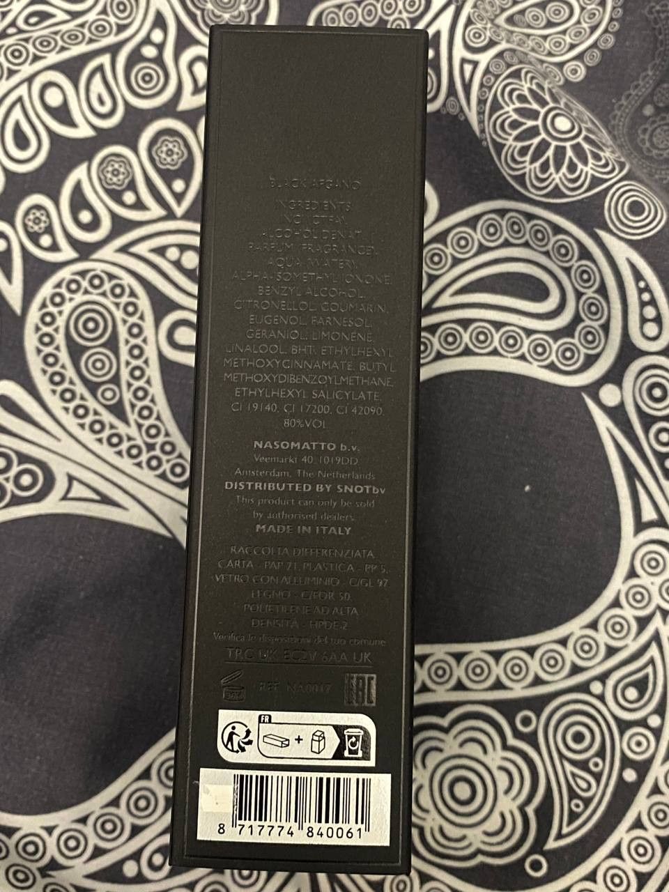Designer Black Afgano by Nasomatto Size ONE SIZE - 9 Thumbnail