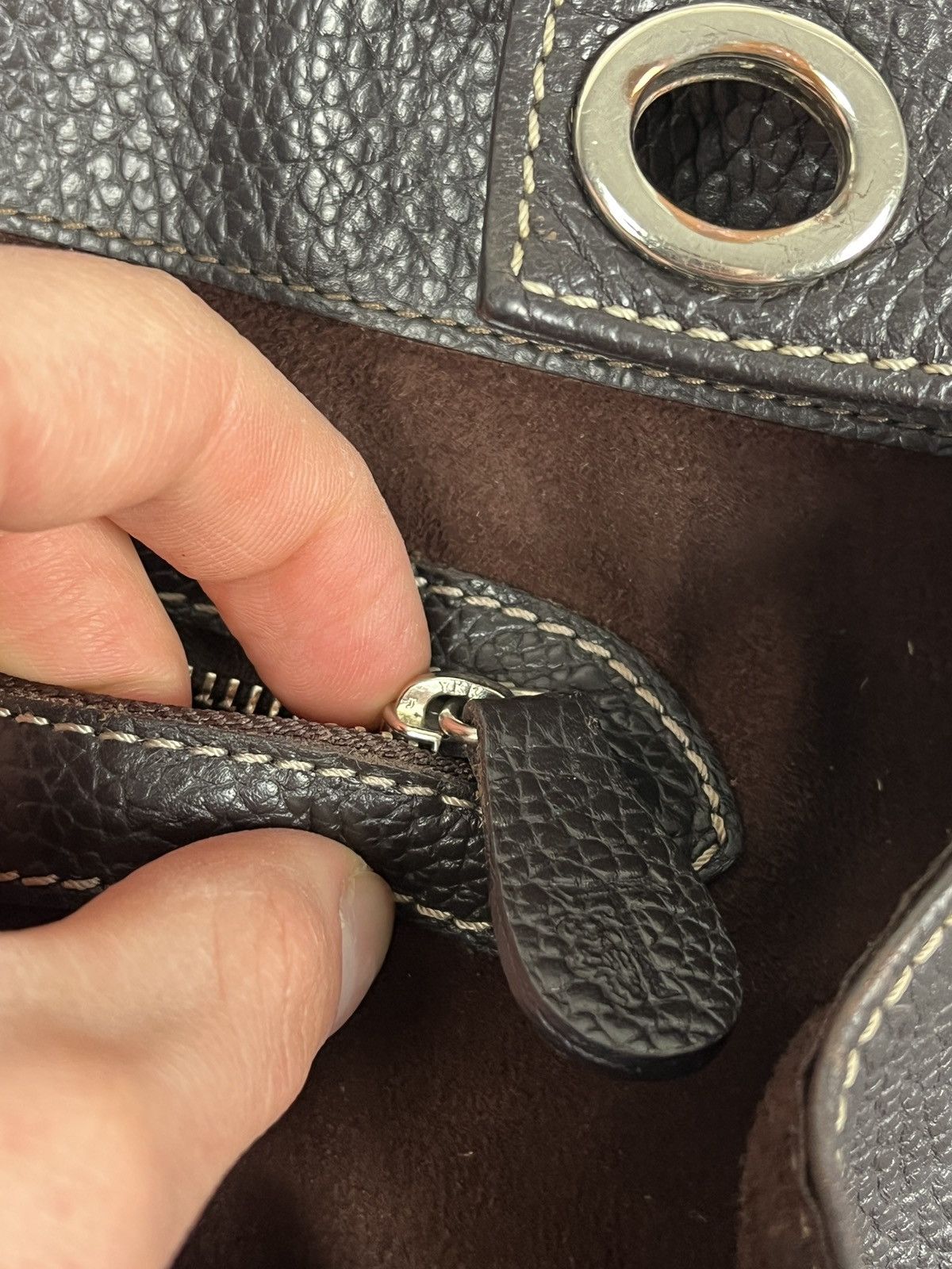 Designer × Tod's Tod’s Leather Brown Shoulder Hand Bag Size ONE SIZE - 17 Thumbnail