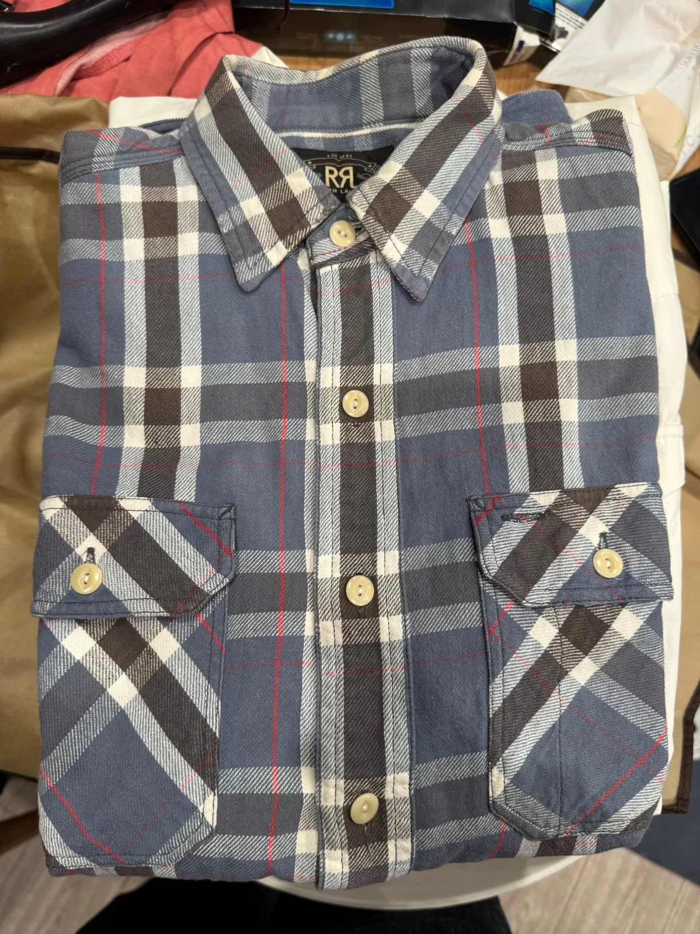 RRL Ralph Lauren classic plaid flannel shirt by RRL Size US S / EU 44-46 / 1 - 1 Thumbnail