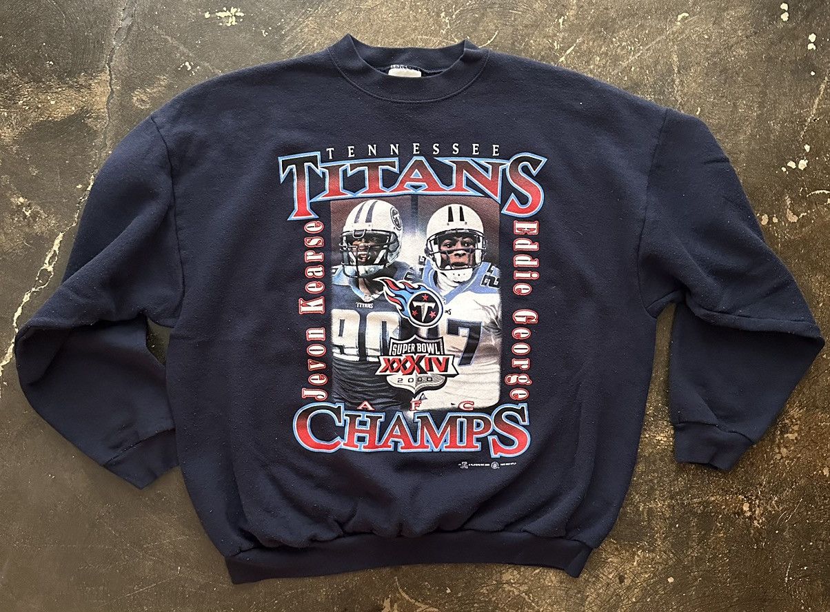 Vintage Tultex Tennessee Titans 2000 Super Bowl Crewneck