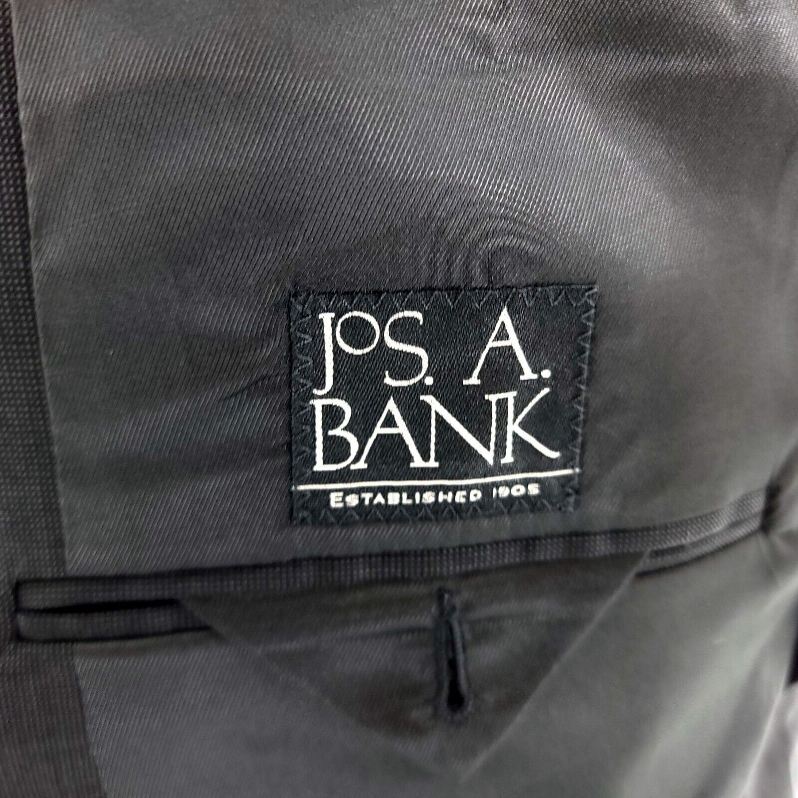 Jos. A. Bank DAMAGED Jos A Bank Jos A Bank 2 Button Blazer 40R Gray Check Size 40R - 10 Thumbnail
