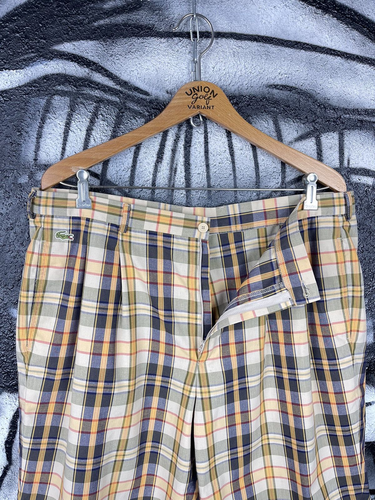 Lacoste Lacoste Chemise Vintage Checkered Shorts Men’s Size 48 Made In France Size US 34 / EU 50 - 4 Thumbnail