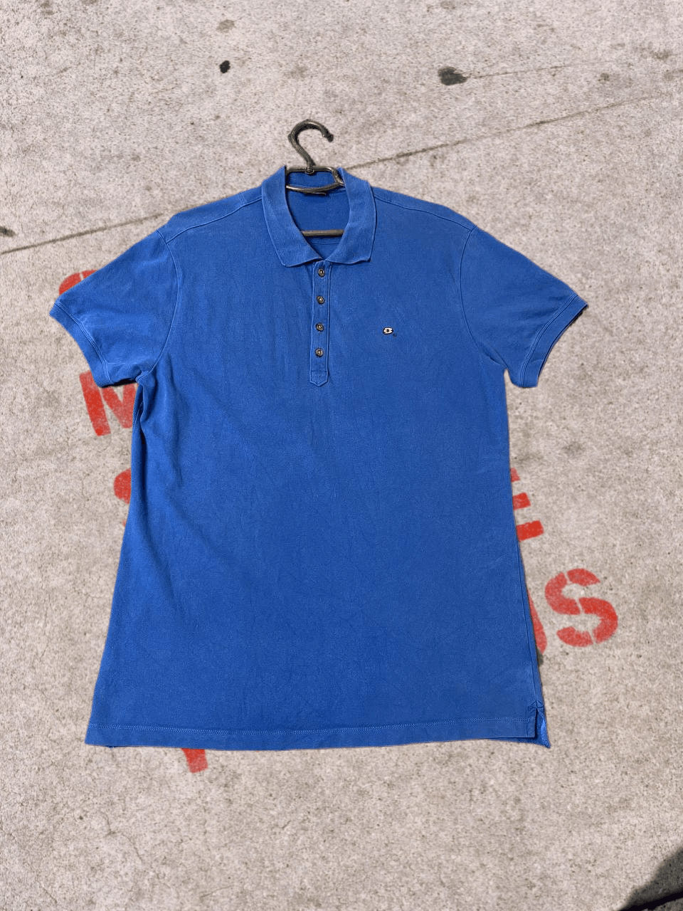 Diesel Diesel Polo Short Sleeve Logo Distressed Faded Size US XXL / EU 58 / 5 - 1 Thumbnail