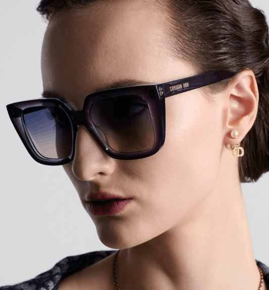 Dior o1w1db10725 Size :OS/DMNGS1 Sunglasses in Transparent Purple Size ONE SIZE - 4 Thumbnail