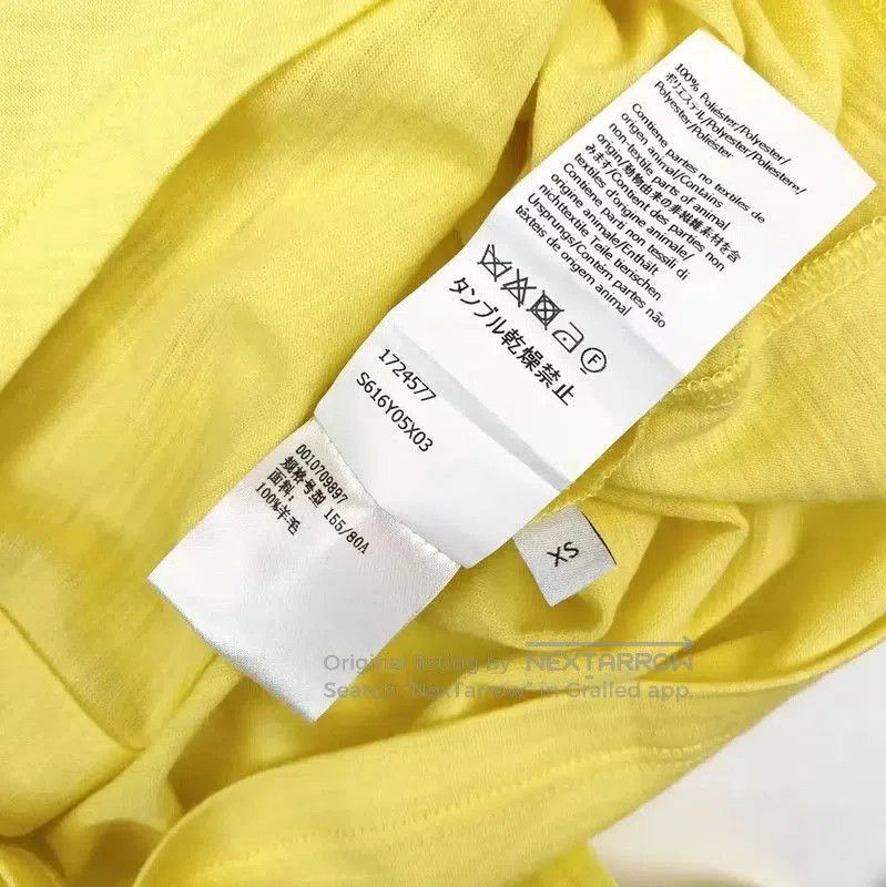 Loewe Loewe Yellow Wool Women's T-Shirt . Size XS / US 0-2 / IT 36-38 - 5 Thumbnail