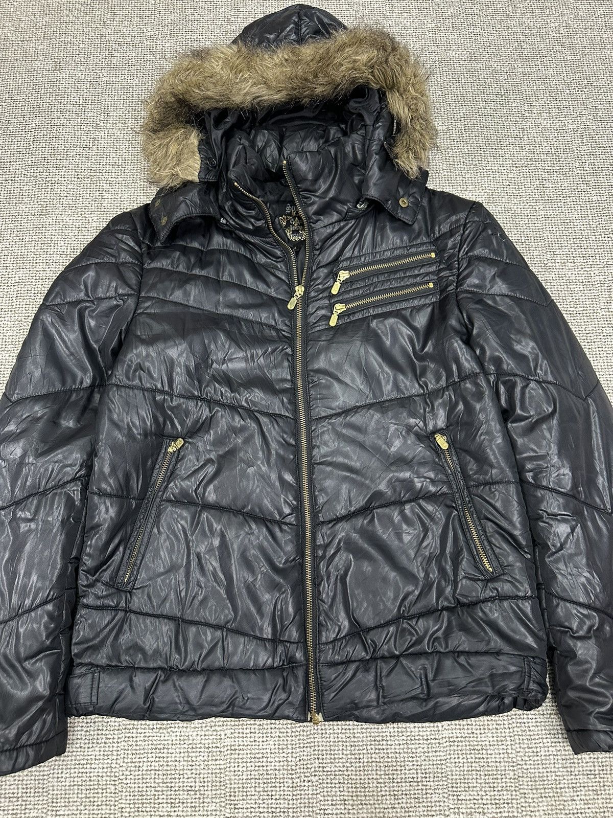 Le Grande Bleu (L.G.B.) Fur Faux Spinash LGB ifsixwasnine Style Jacket Z260 Size US M / EU 48-50 / 2 - 3 Thumbnail