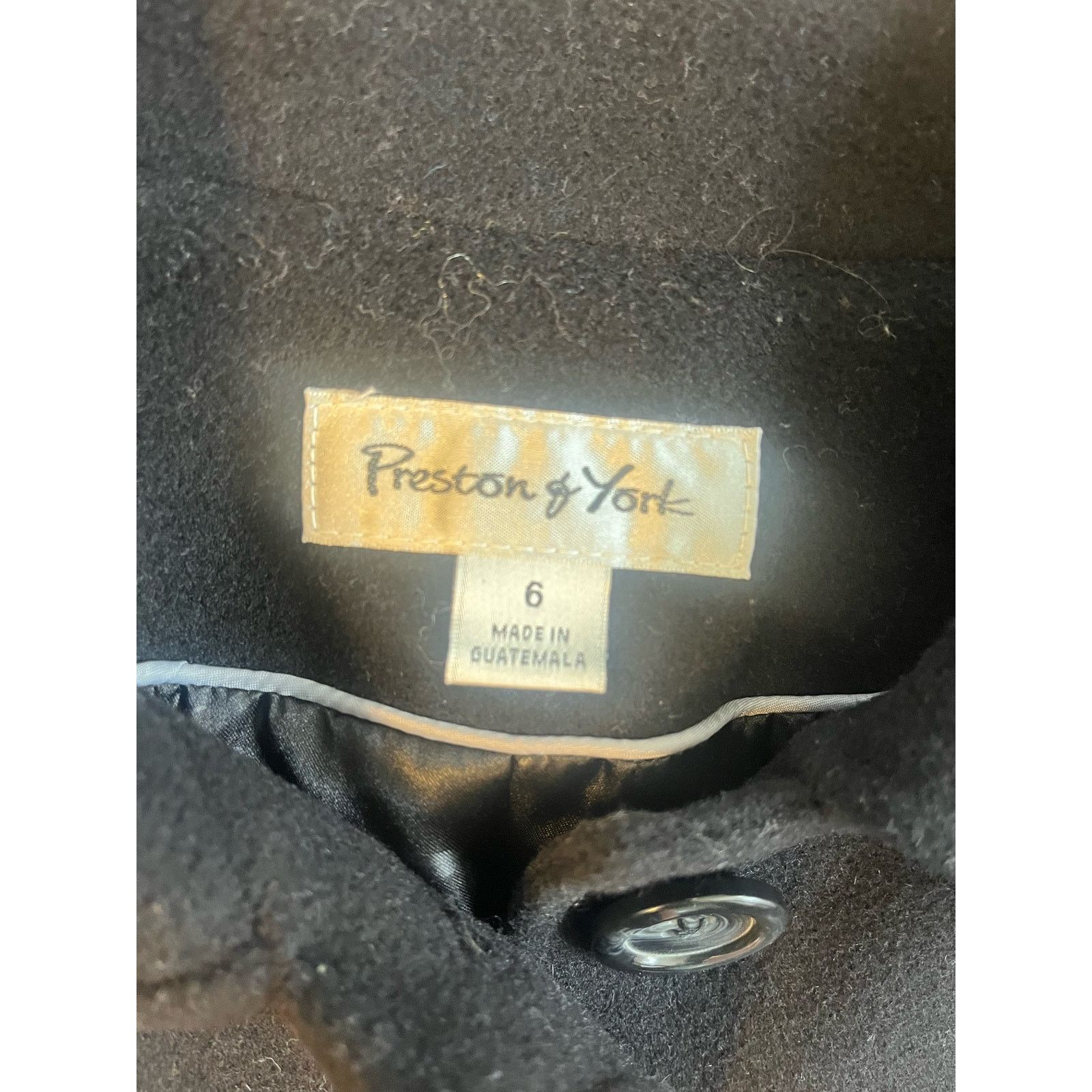Preston & York Preston & York Single Breasted Trench Coat Black SZ 6 Size M / US 6-8 / IT 42-44 - 2 Thumbnail