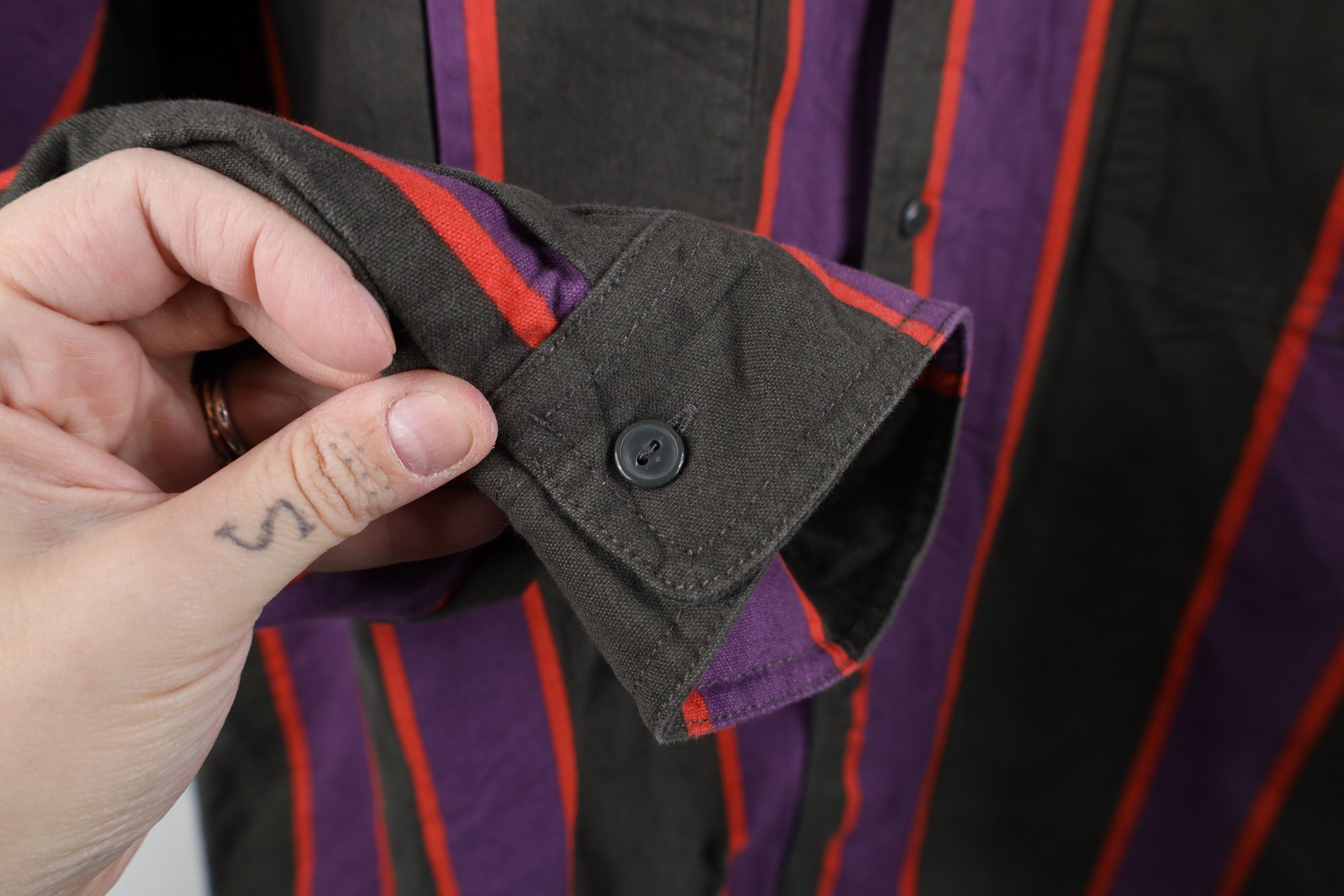 Levi's Vintage Y2K Levis Block Baggy Chamois Cloth Button Shirt Size US XL / EU 56 / 4 - 5 Thumbnail