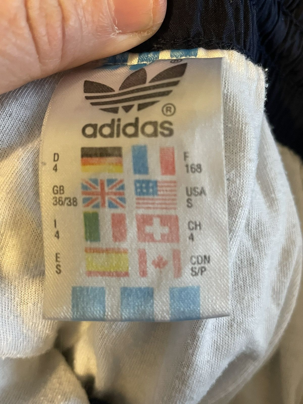Adidas × Vintage Vintage 80s Adidas Nylon Windbreaker Pants S Size US 29 - 9 Thumbnail