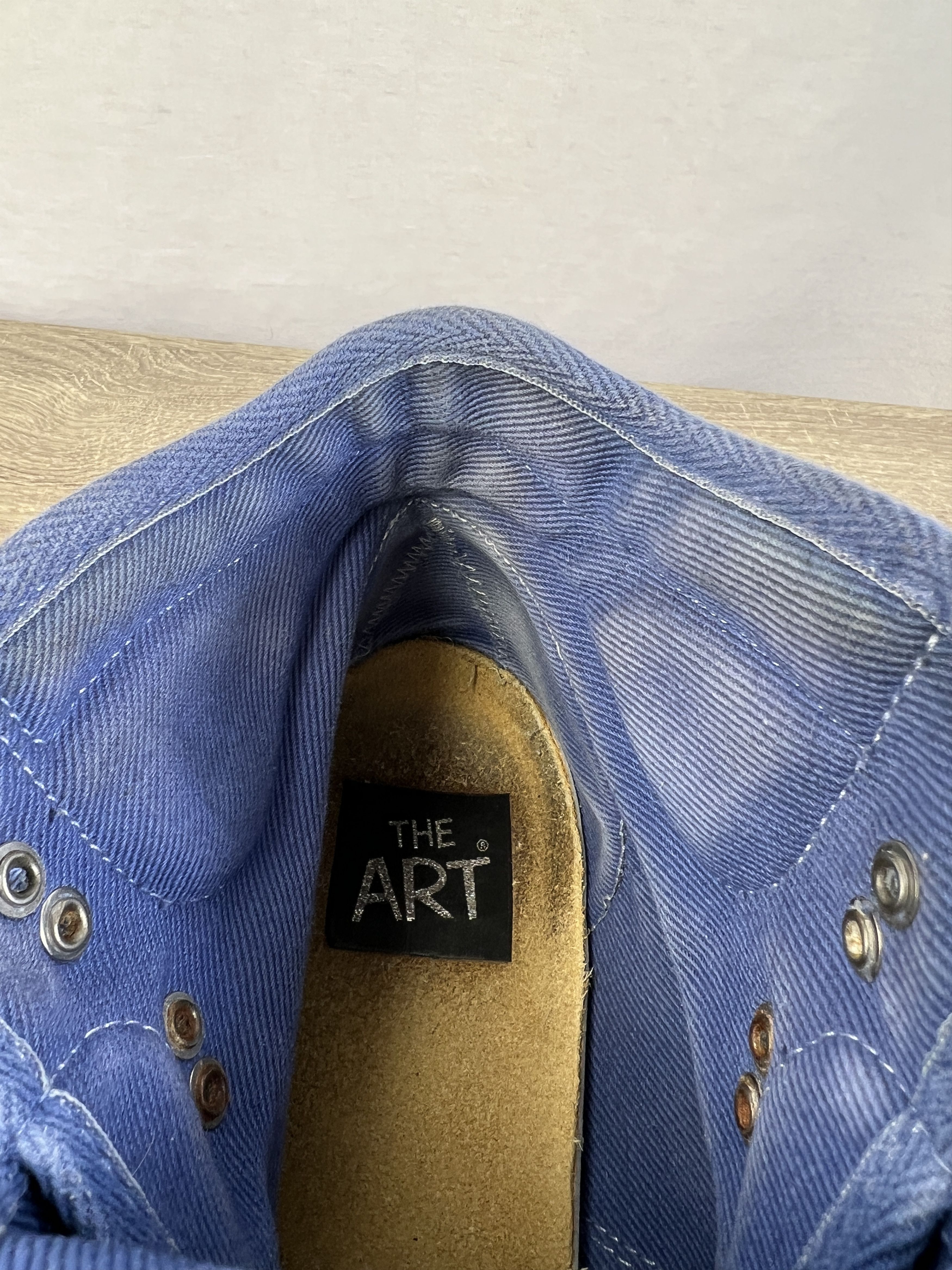 Japanese Brand Vintage The Art Company Chunky Blue Personal Boots Size US 8.5 / EU 41-42 - 10 Thumbnail