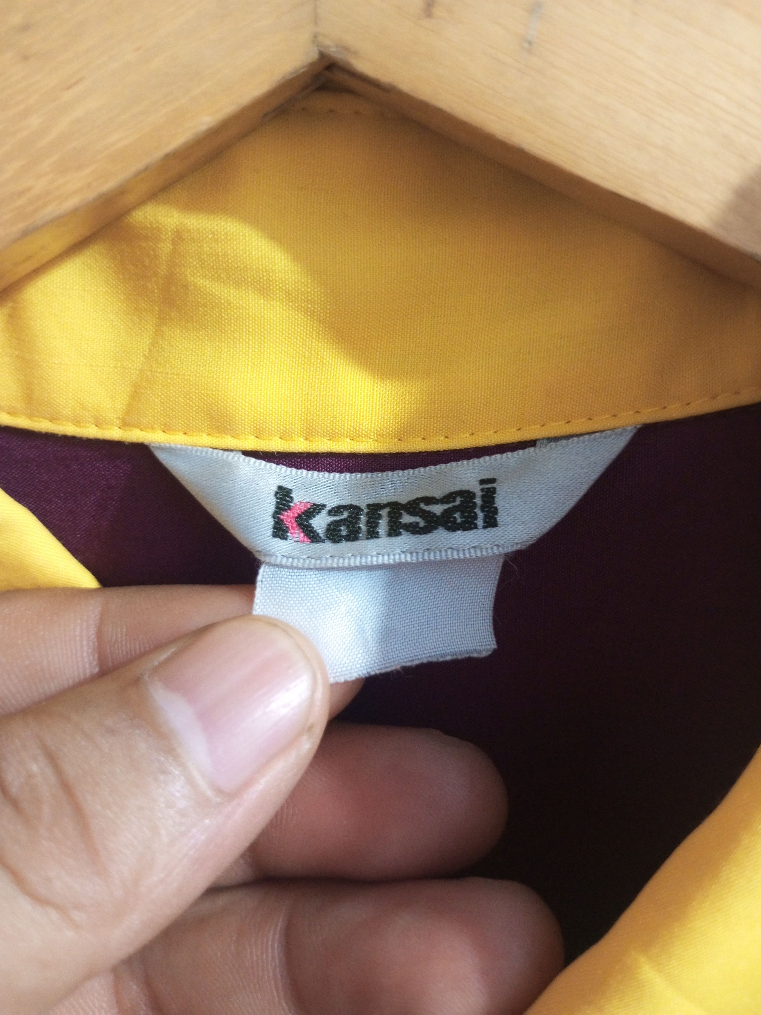 Vintage Kansai Yamamoto abstrak long sleeve shirt