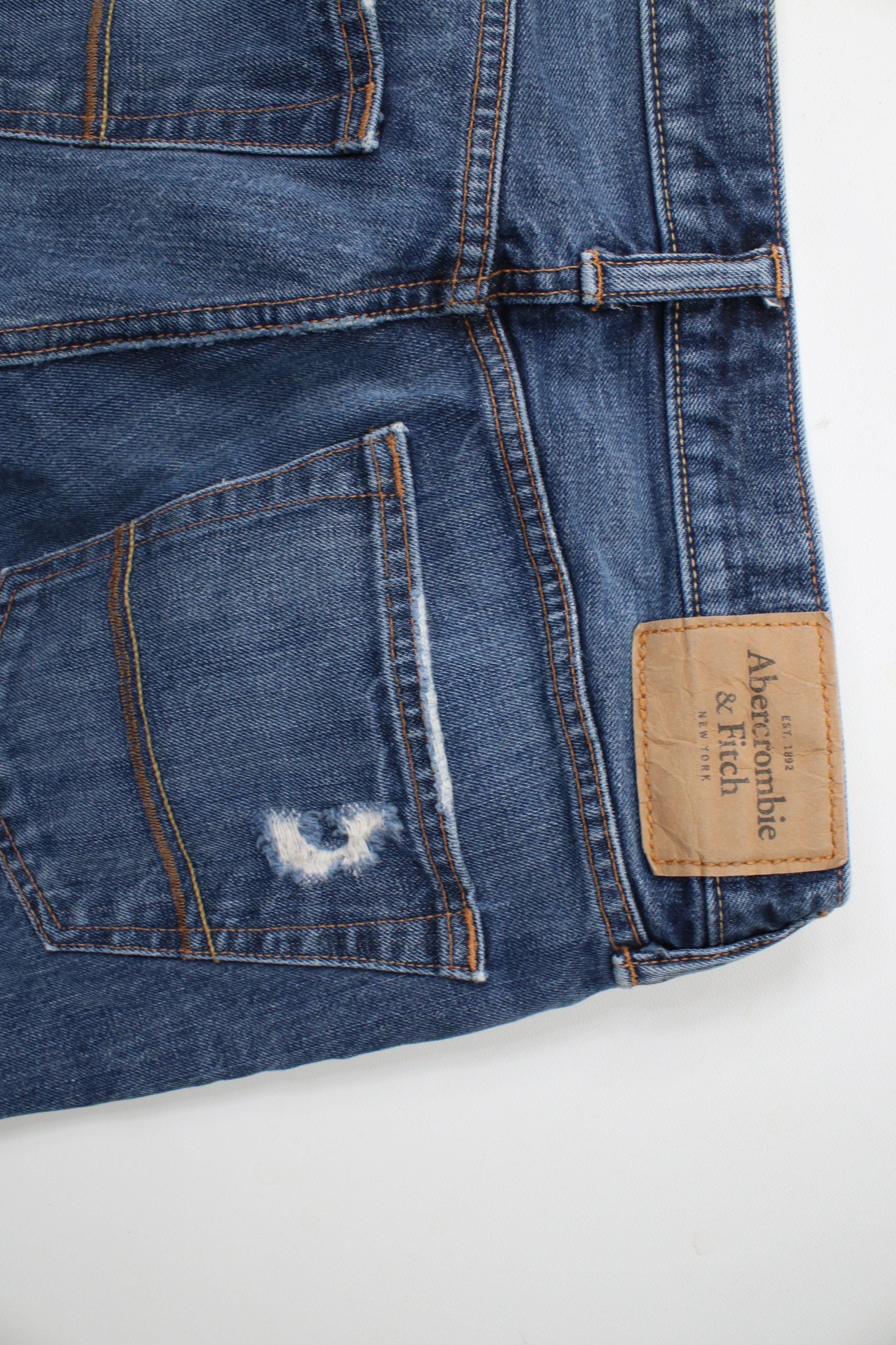 Abercrombie & Fitch × Vintage Vintage Y2K Abercrombie & Fitch Fly Skinny Leg Denim Jeans Size US 32 / EU 48 - 14 Thumbnail