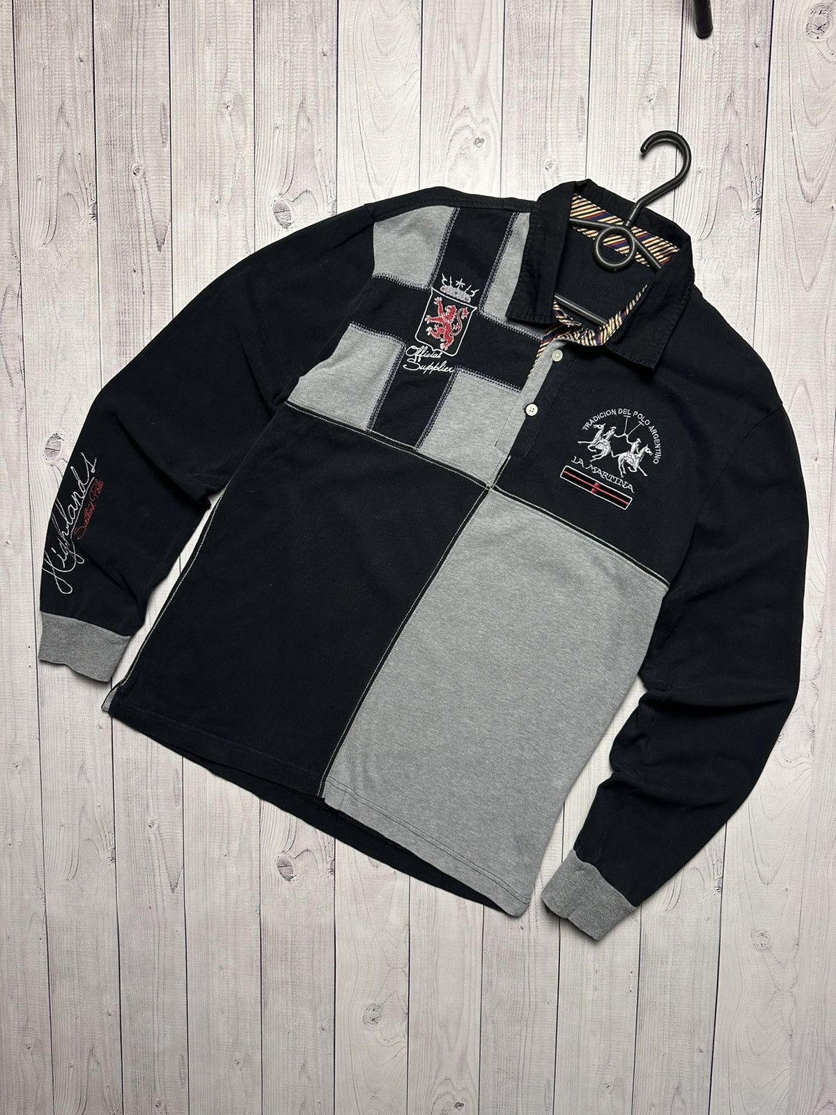 La Martina × Vintage Vintage L.A. Martina Scotland rugby jersey logo rare size M Size US M / EU 48-50 / 2 - 1 Thumbnail