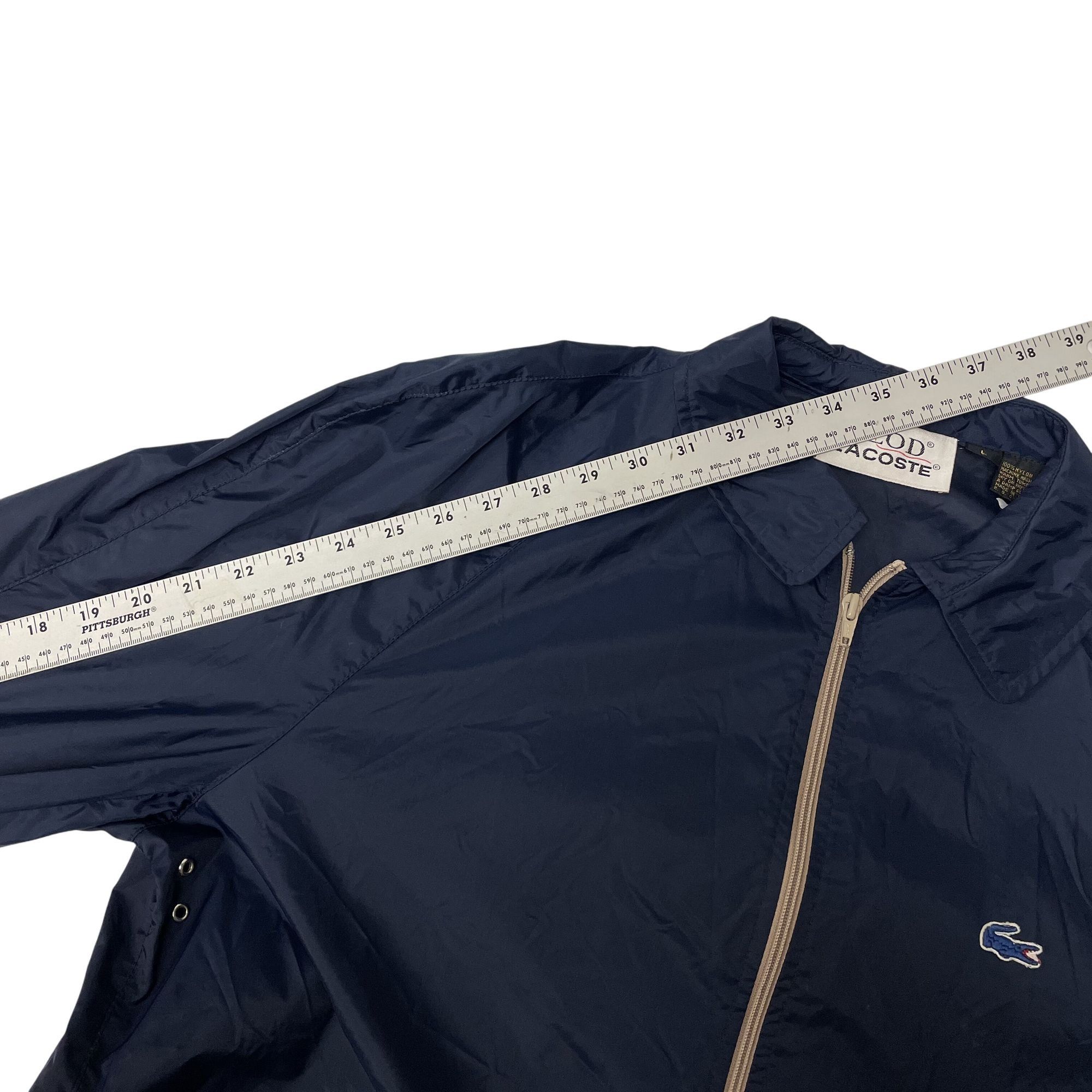 Izod Vtg Izod Lacoste NYLON Jacket ALLIGATOR Logo Windbreaker Size US L / EU 52-54 / 3 - 10 Thumbnail