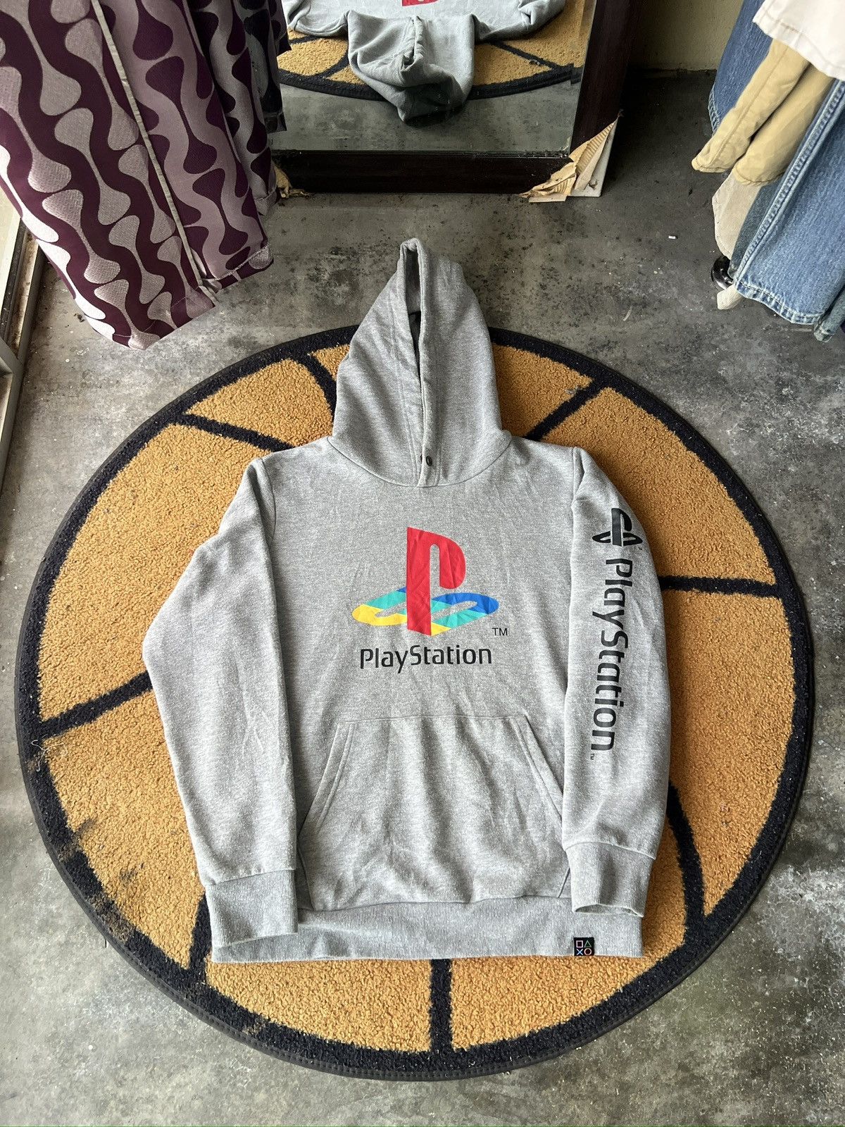 Playstation 🔥Sony PlayStation Drawstring Hoodie Size US S / EU 44-46 / 1 - 1 Thumbnail