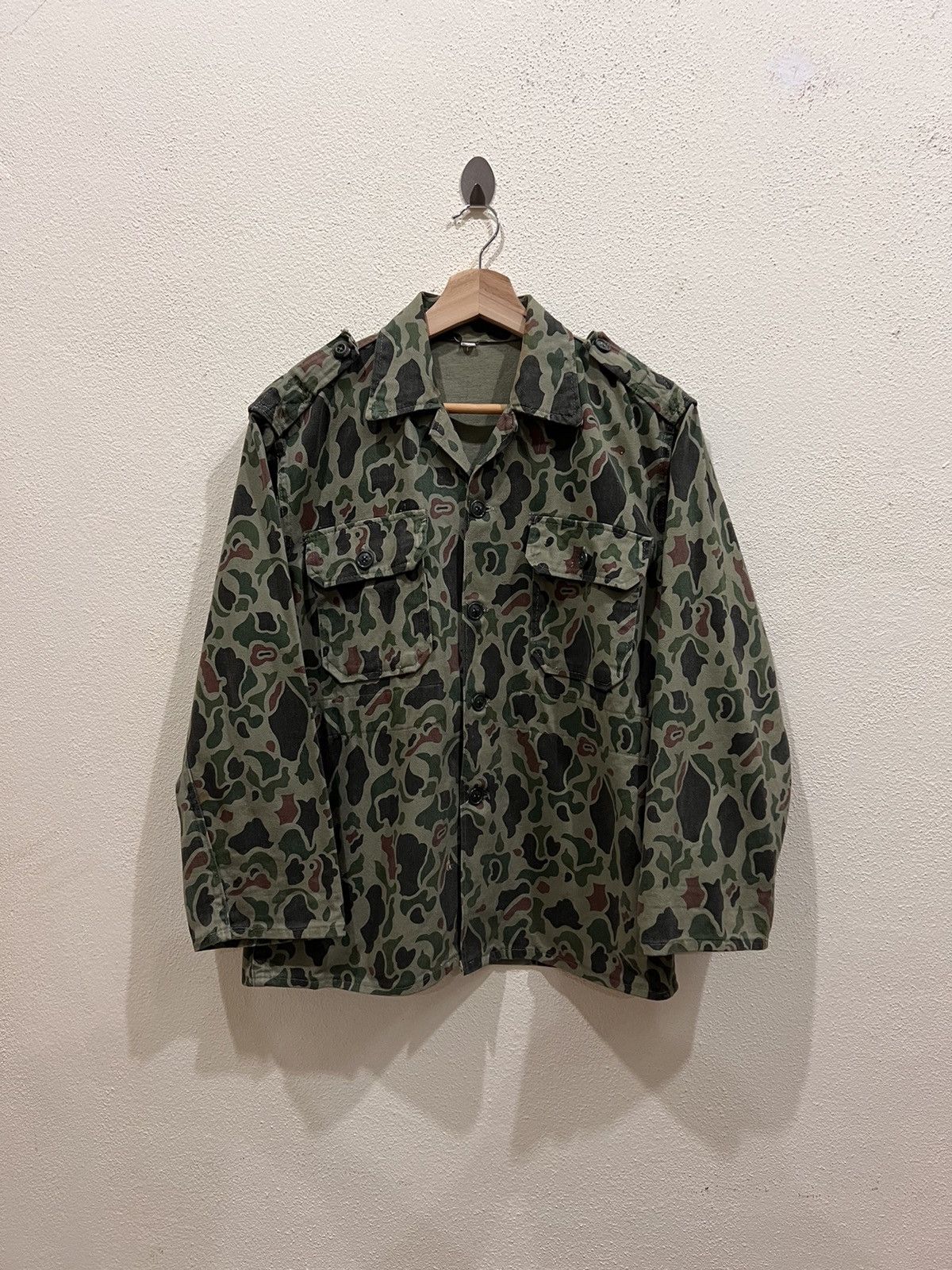Vintage Vintage Camouflage Military Jacket Size US S / EU 44-46 / 1 - 2 Thumbnail